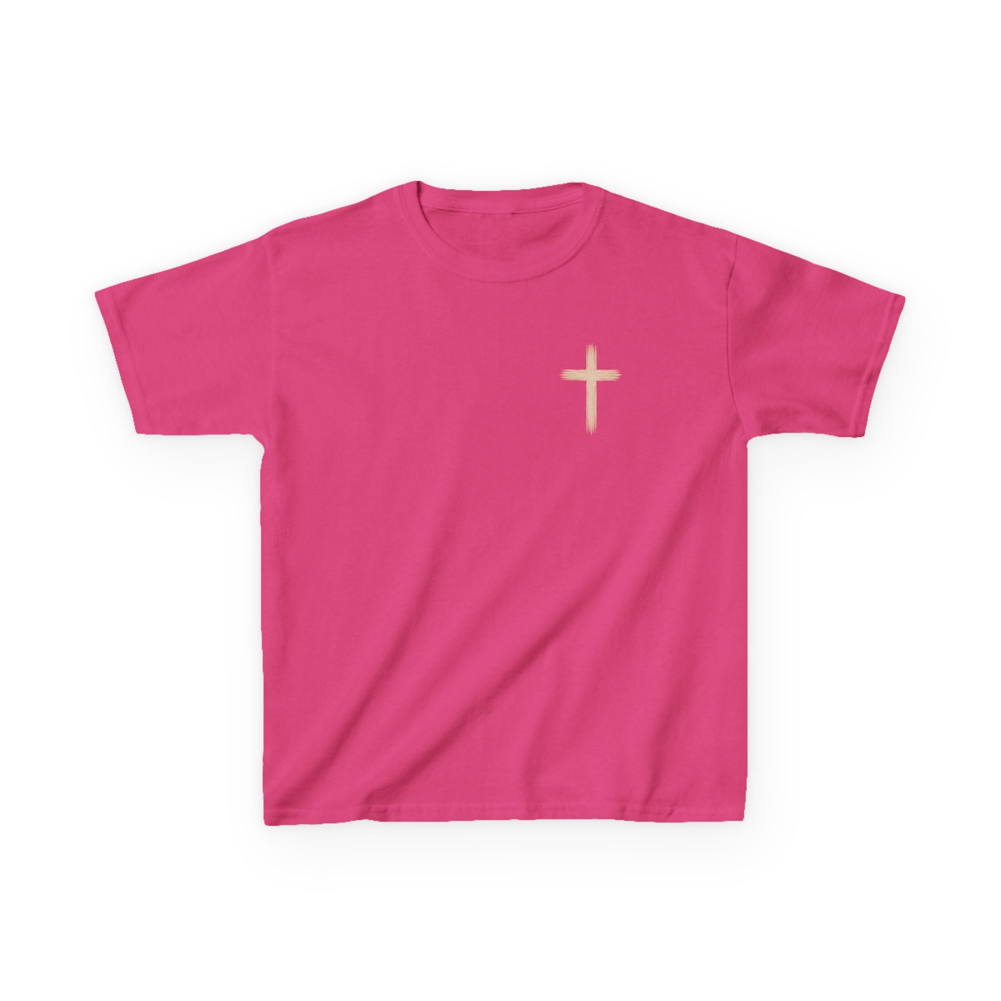 Kids T-Shirt — John 3:16 Cross Design Christian Youth Tee