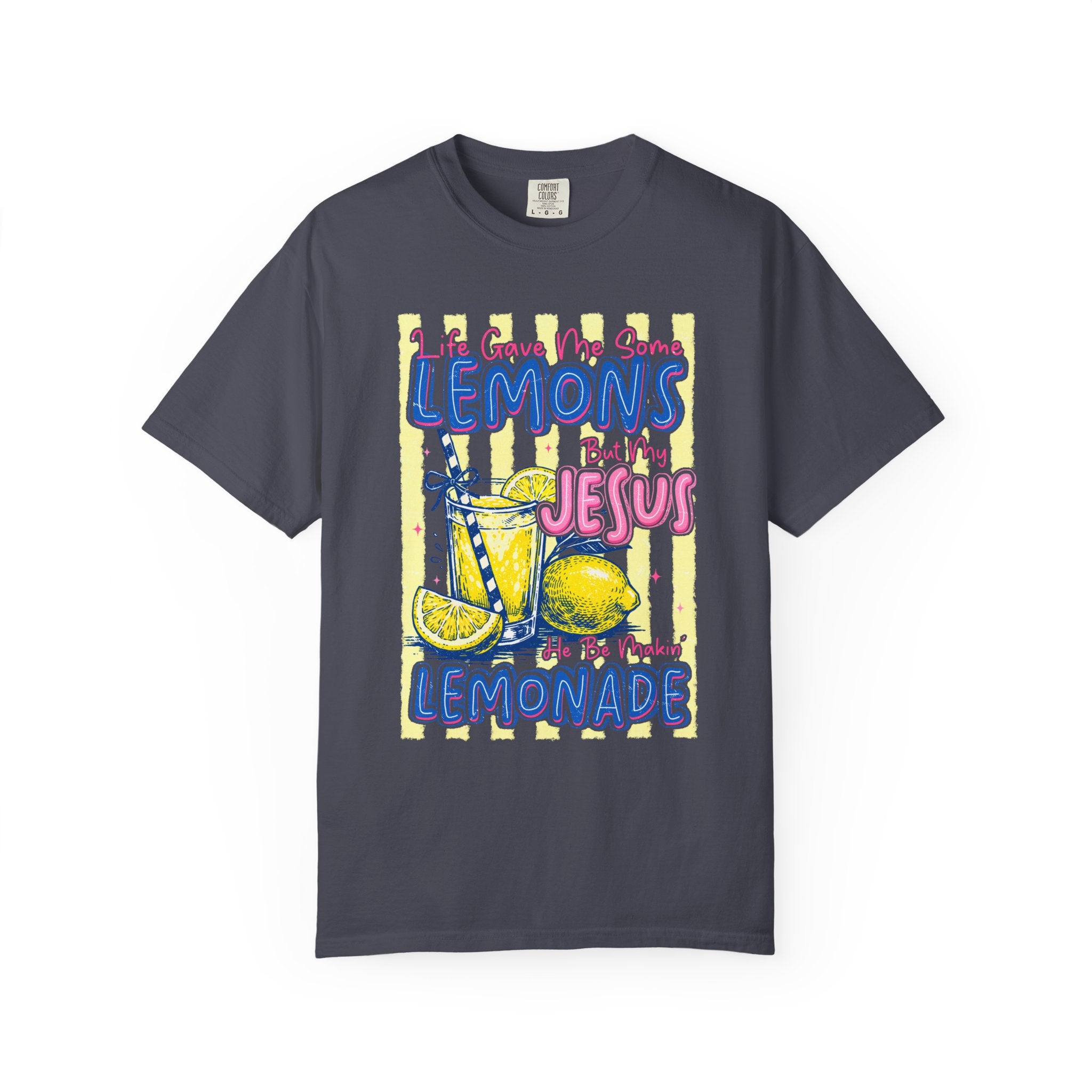 Lemons Into Lemonade Christian T‑Shirt — "When Life Gives You Lemons, Trust Jesus"