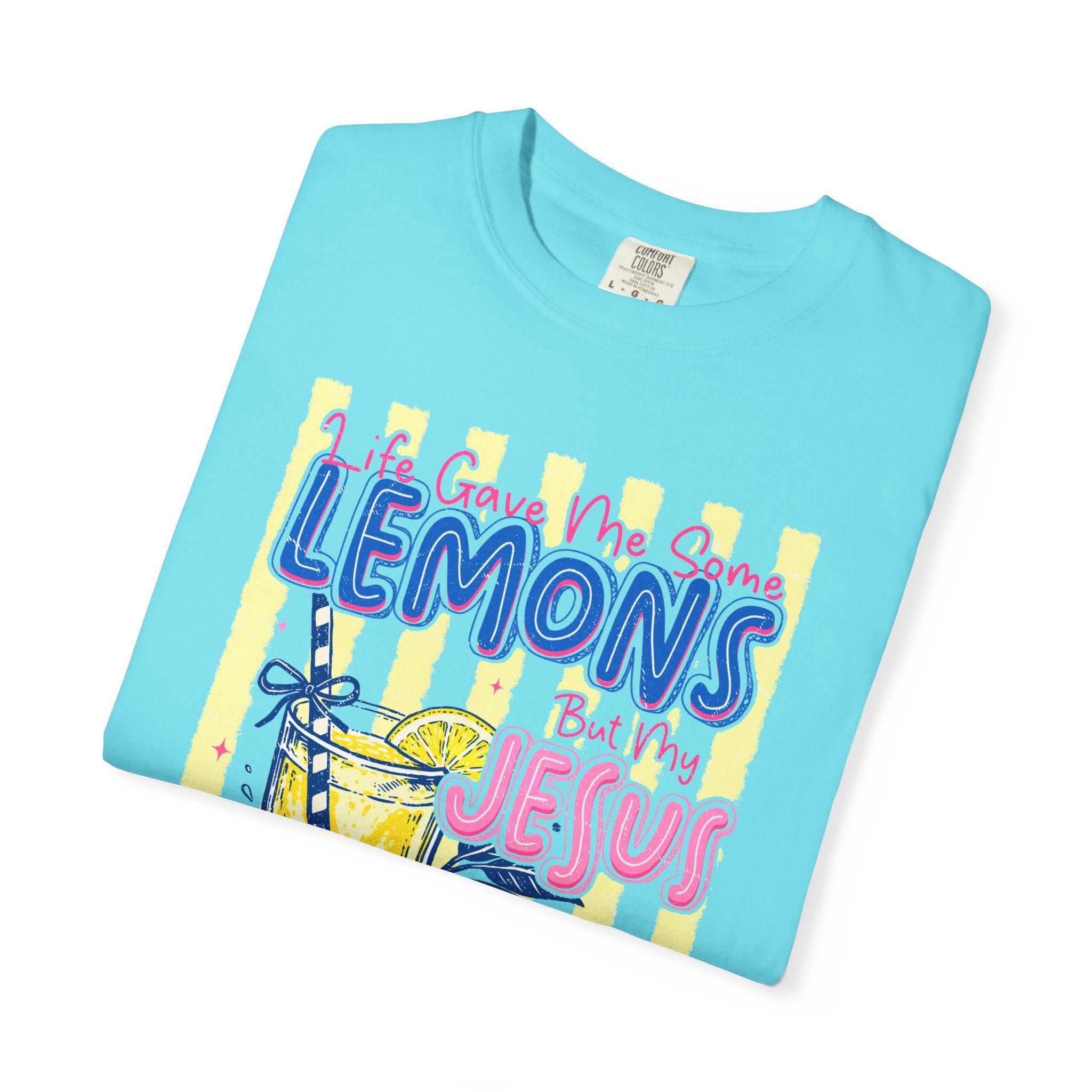 Lemons Into Lemonade Christian T‑Shirt — "When Life Gives You Lemons, Trust Jesus"
