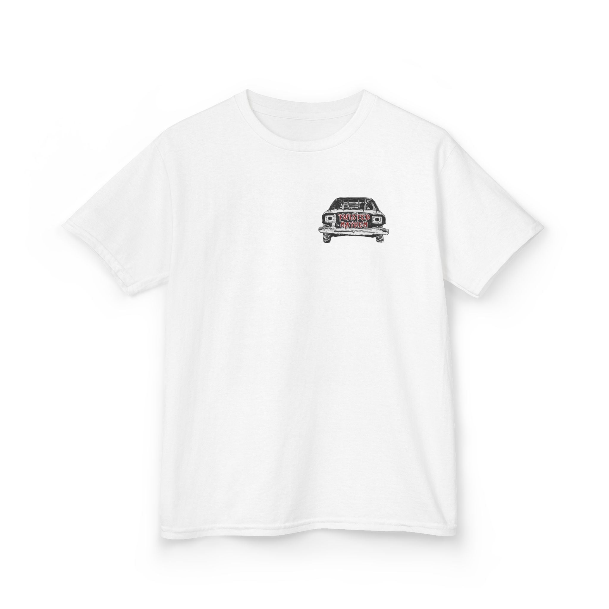 Kids T‑Shirt - 'Twisted Mayhem' Vintage Car Graphic Tee