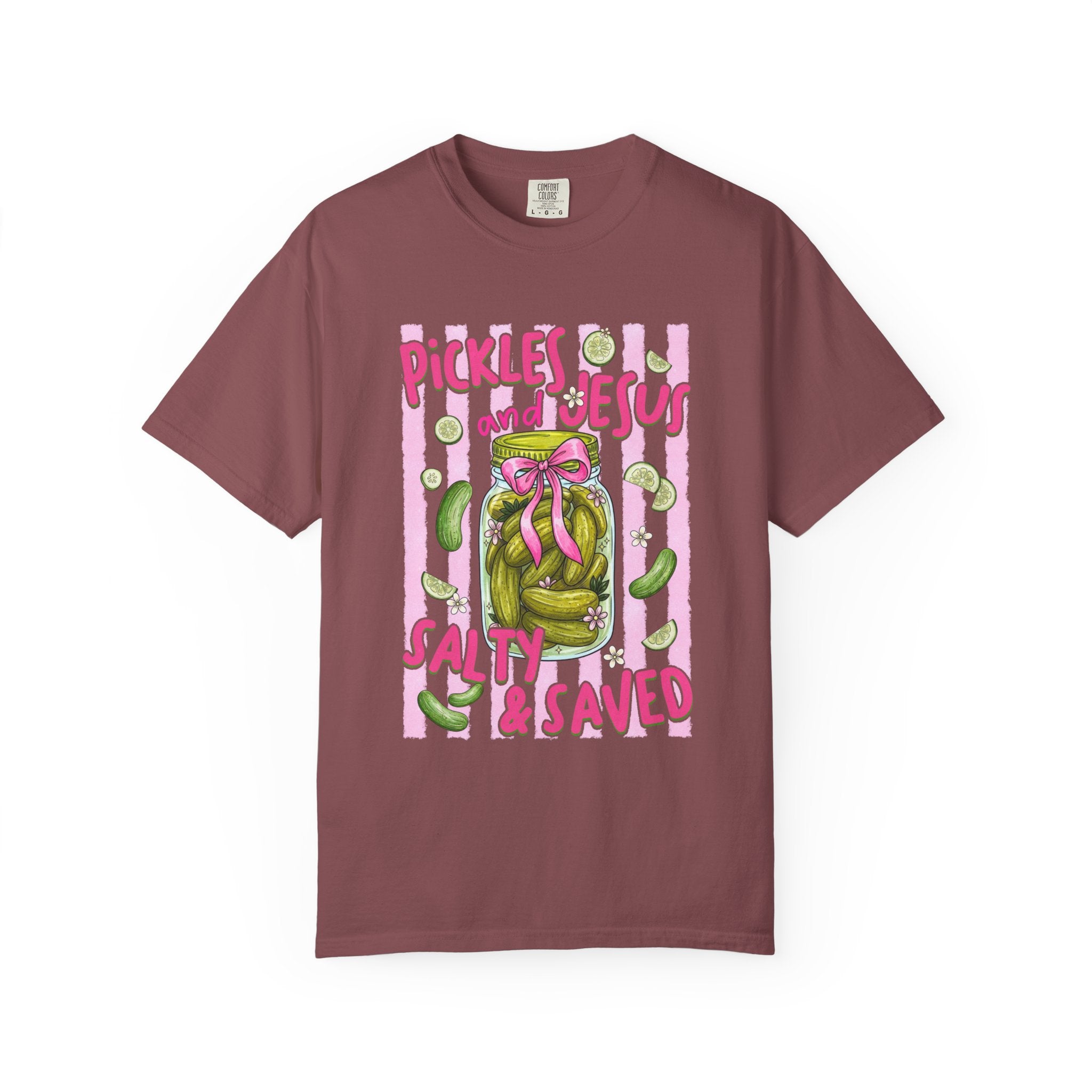 Pickles and Jesus 'Salty & Saved' T-Shirt