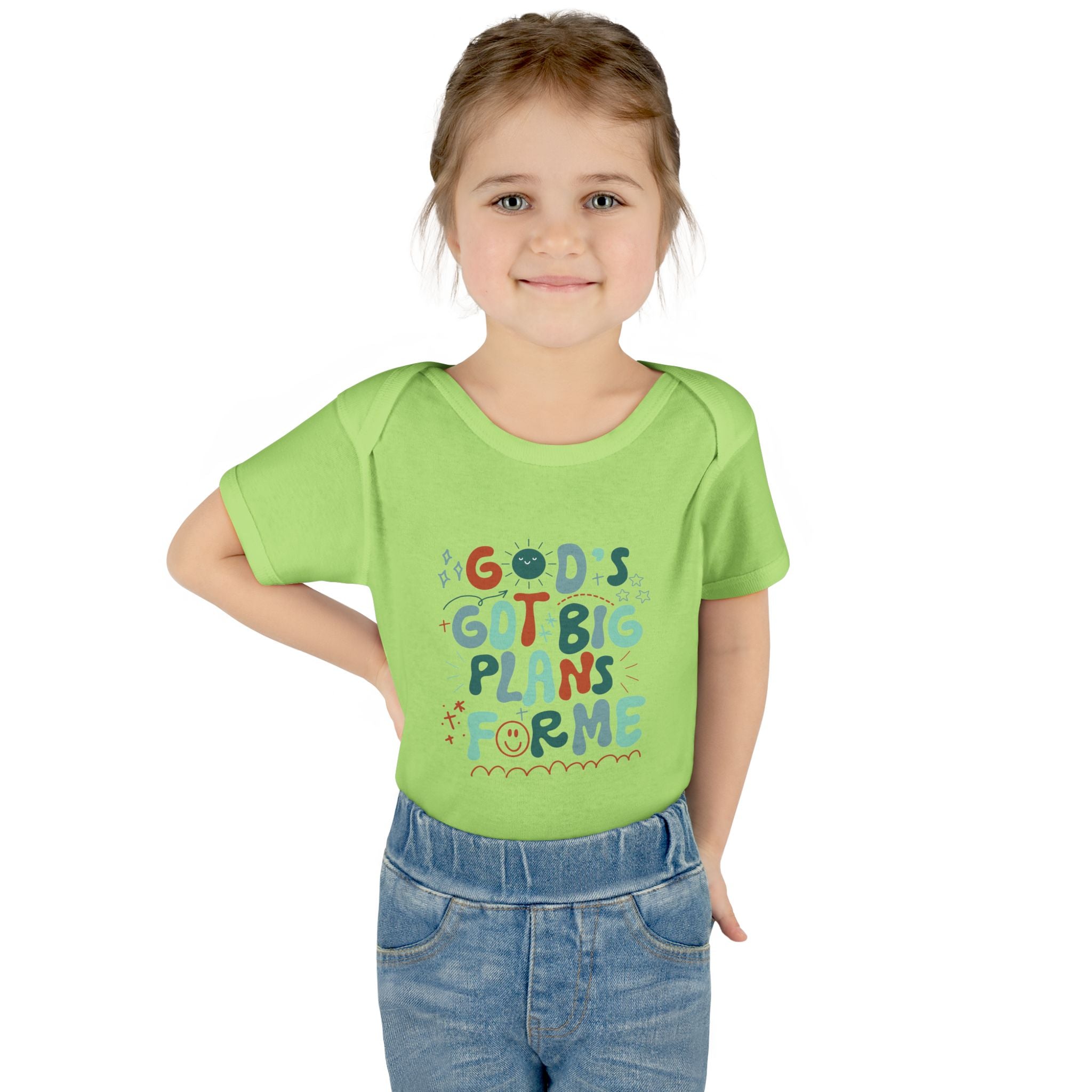 Boys God’s Got Big Plans For Me Infant Bodysuit