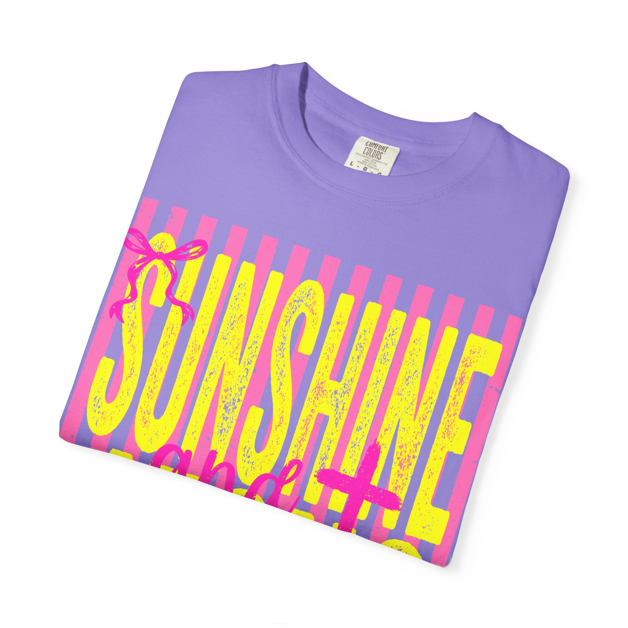Sunshine and Jesus Graphic T-Shirt — Bright Faith Tee for Women & Men