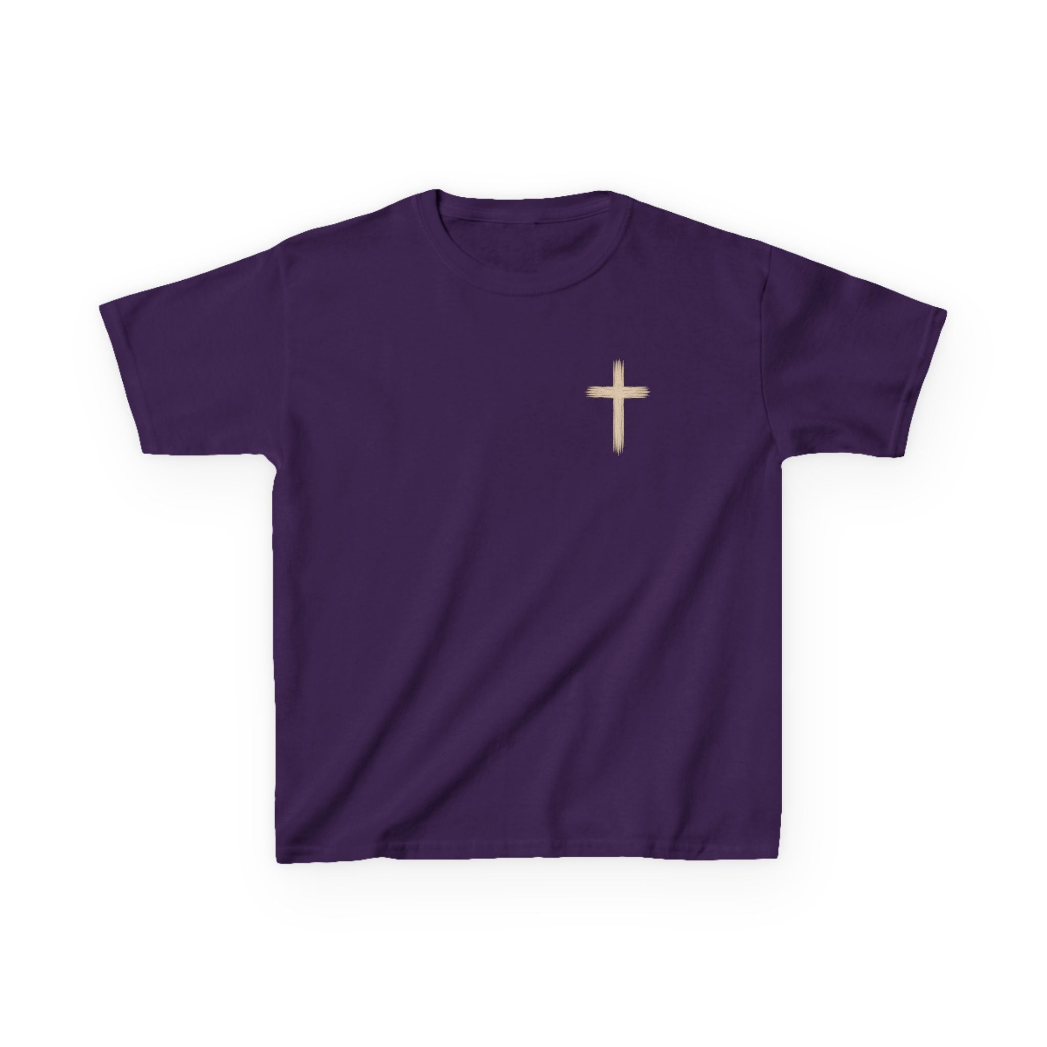 Kids T-Shirt — John 3:16 Cross Design Christian Youth Tee