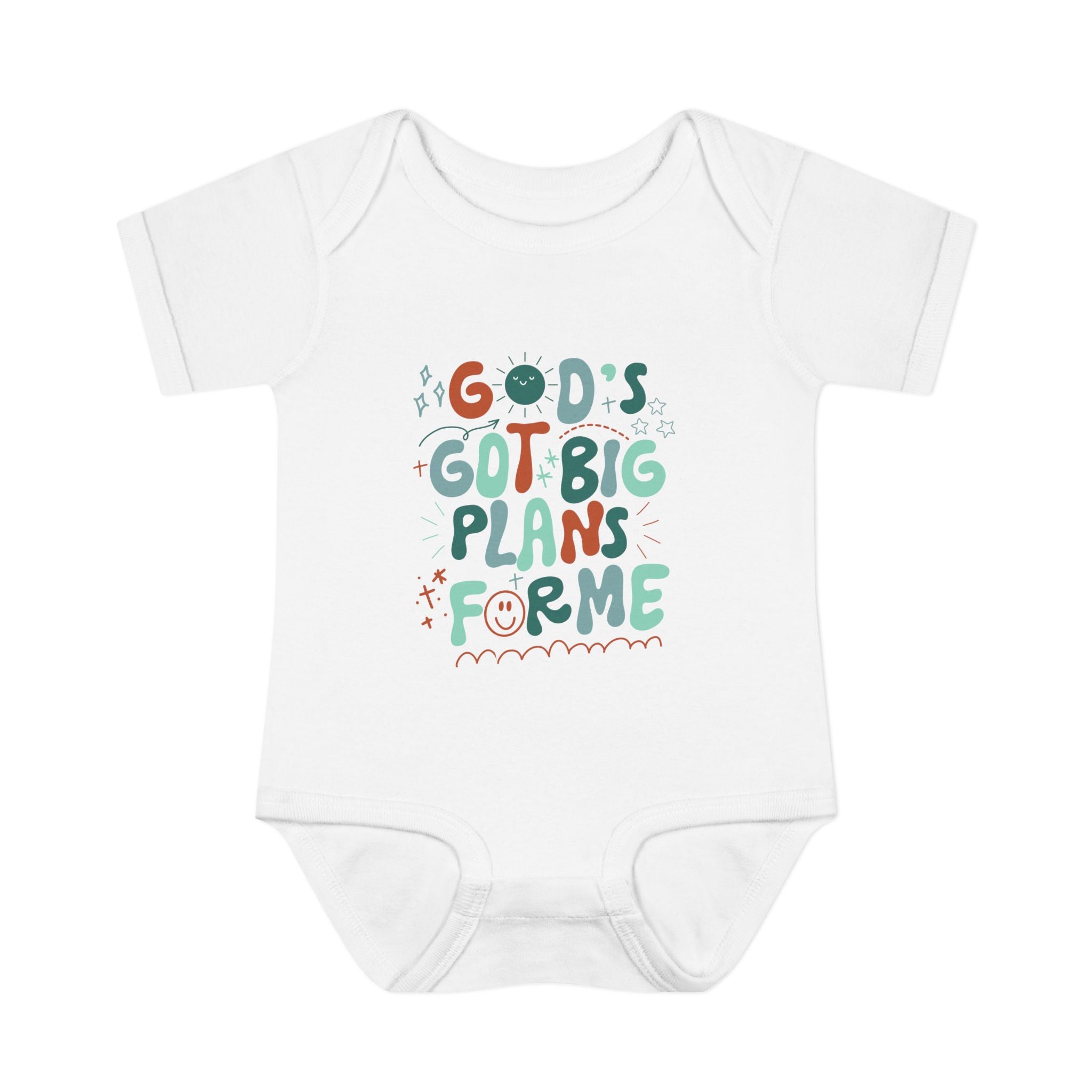 Boys God’s Got Big Plans For Me Infant Bodysuit