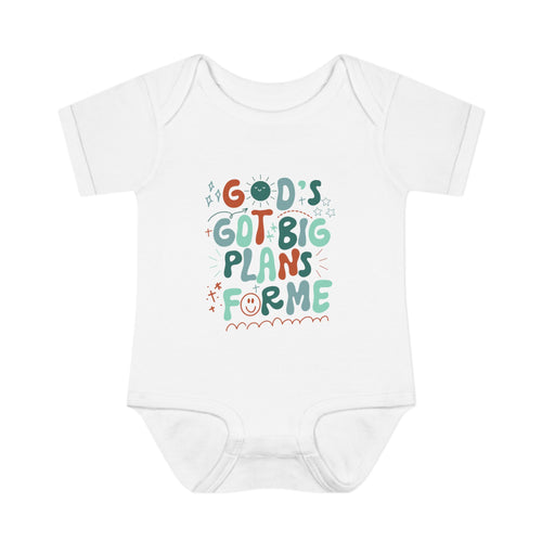 Boys God’s Got Big Plans For Me Infant Bodysuit