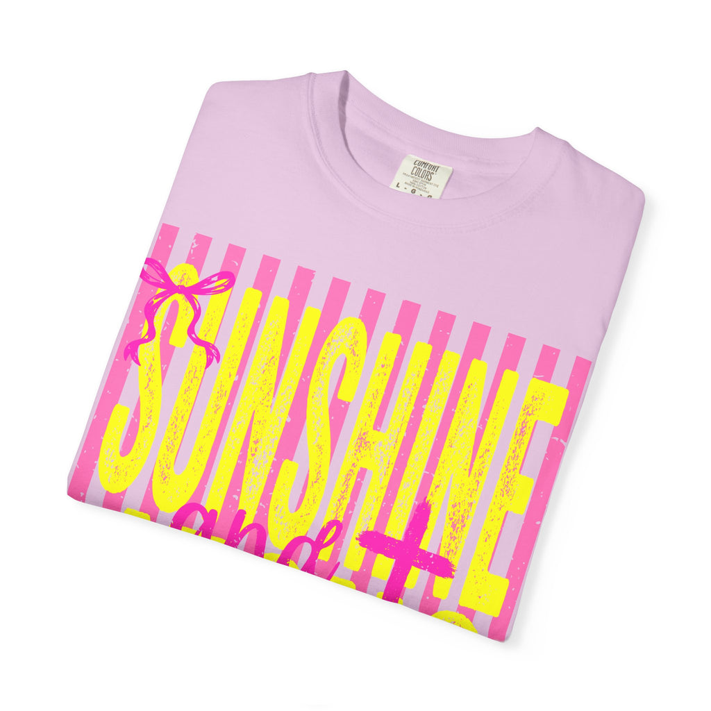 Sunshine and Jesus Graphic T-Shirt — Bright Faith Tee for Women & Men