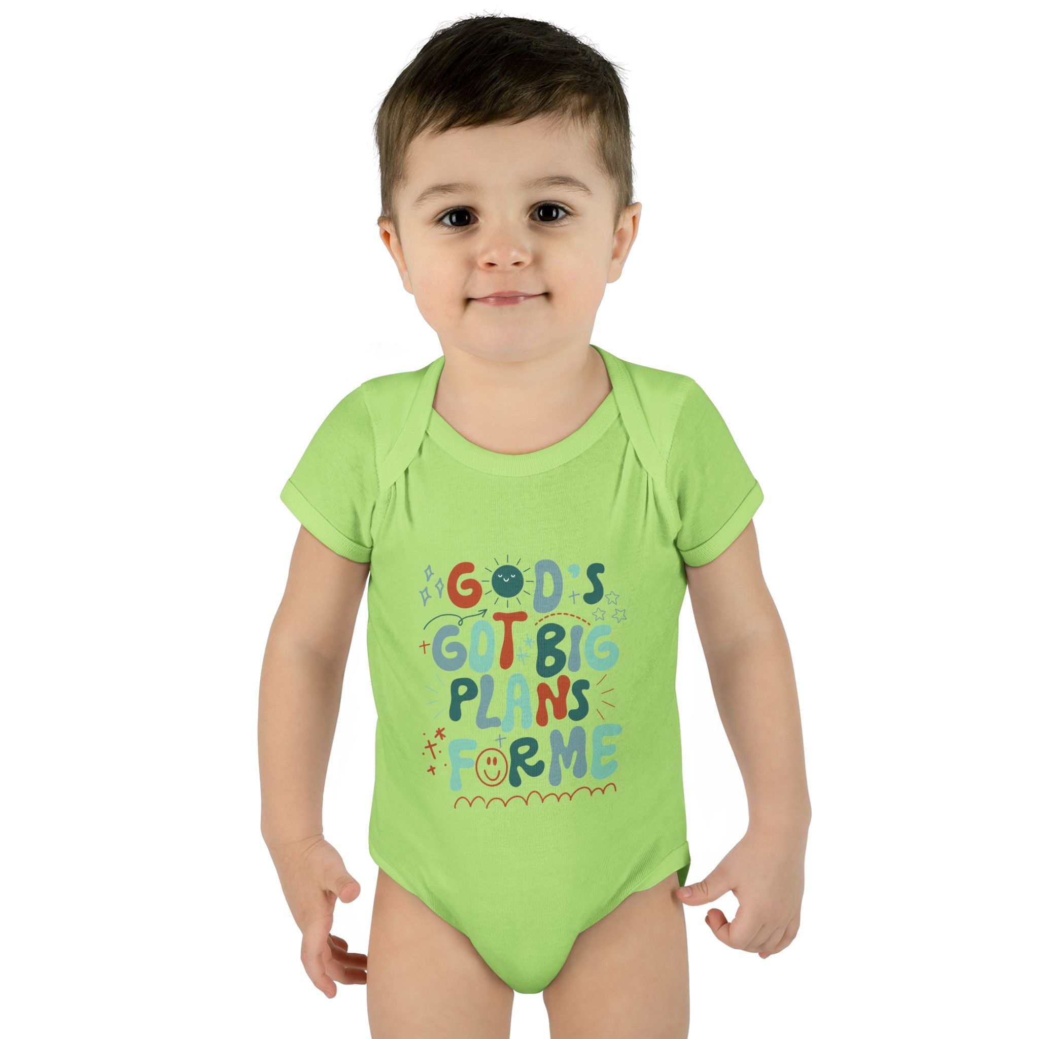 Boys God’s Got Big Plans For Me Infant Bodysuit