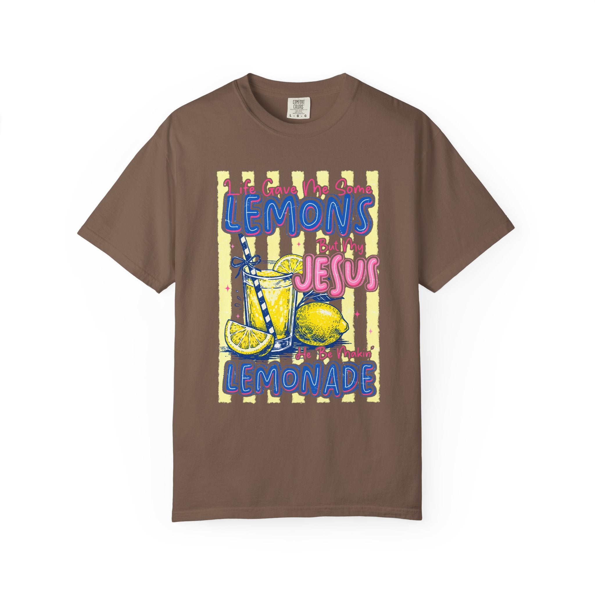 Lemons Into Lemonade Christian T‑Shirt — "When Life Gives You Lemons, Trust Jesus"