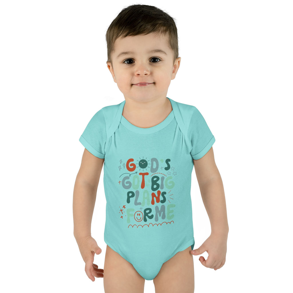 Boys God’s Got Big Plans For Me Infant Bodysuit