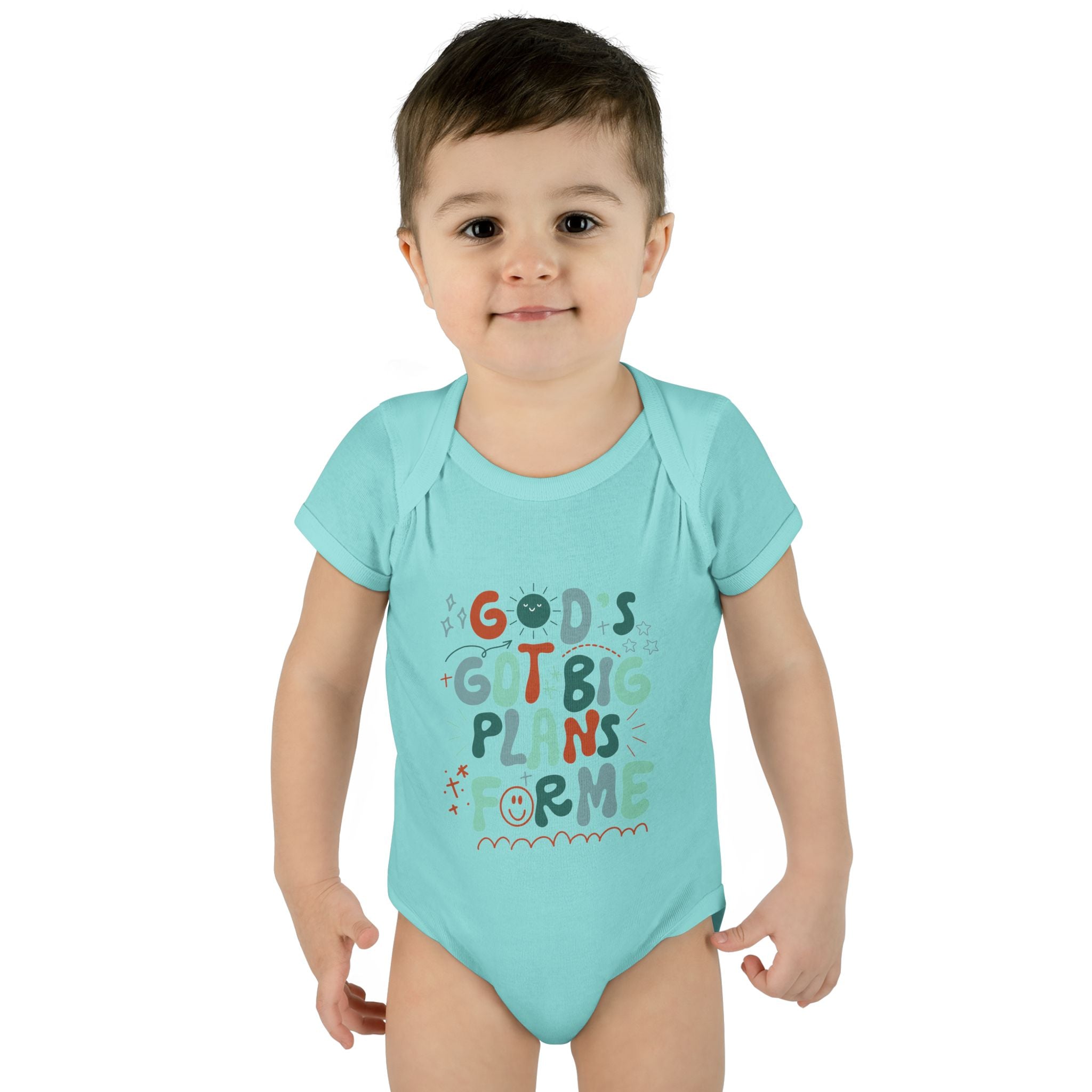Boys God’s Got Big Plans For Me Infant Bodysuit