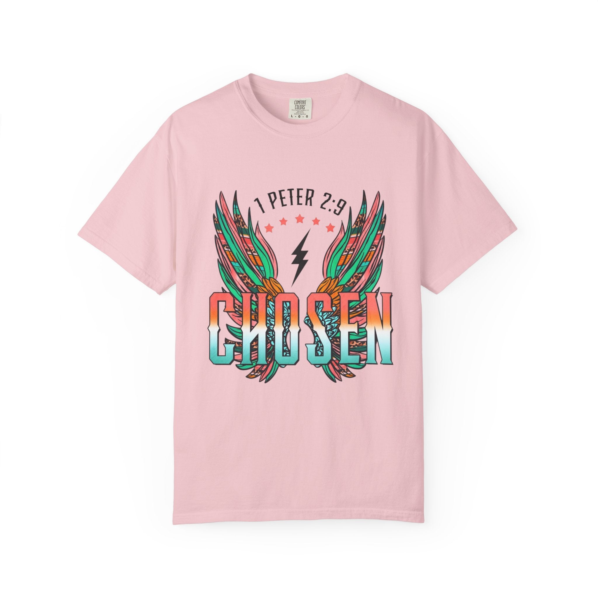 Chosen Wings T‑Shirt — 1 Peter 2:9 Inspirational Christian Tee