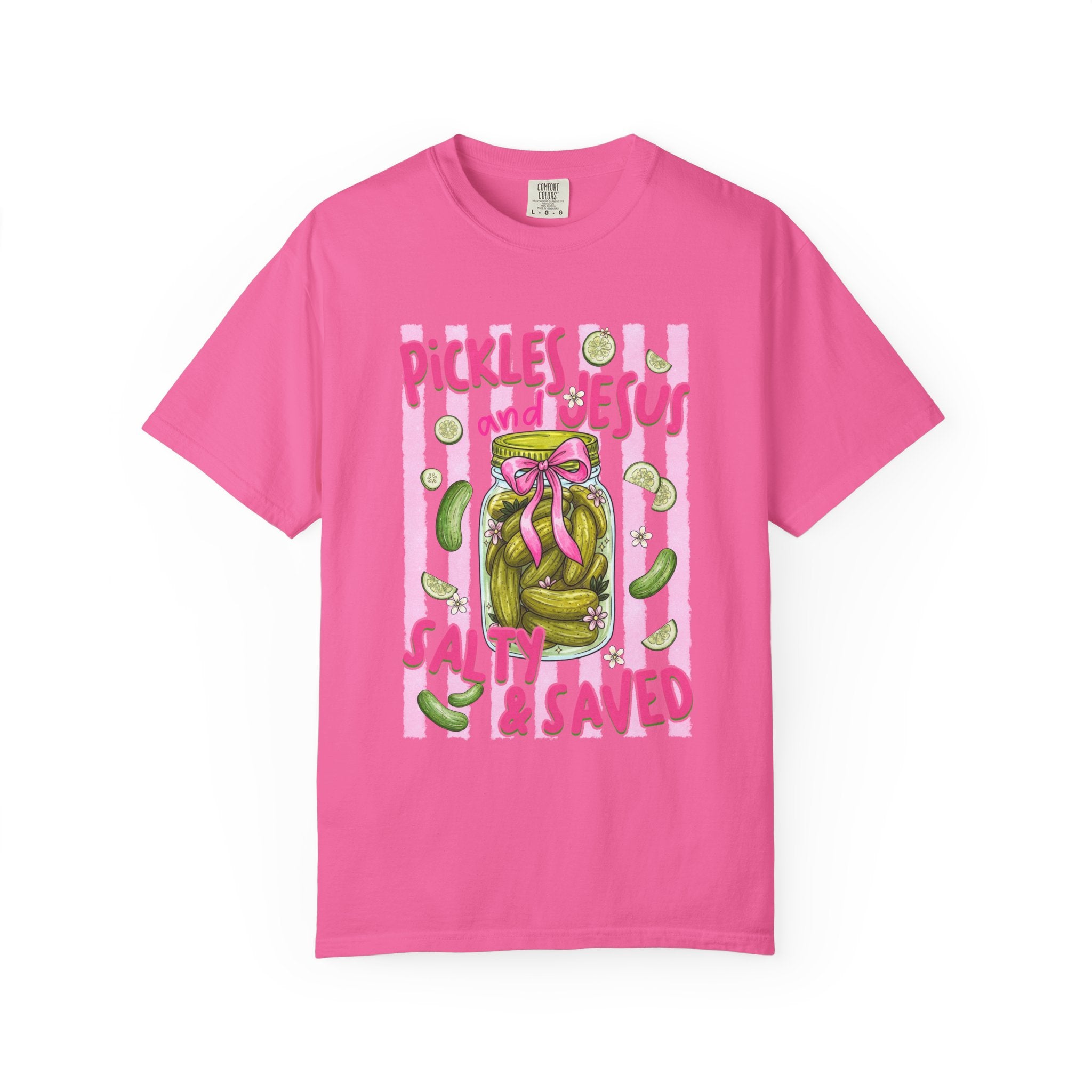Pickles and Jesus 'Salty & Saved' T-Shirt