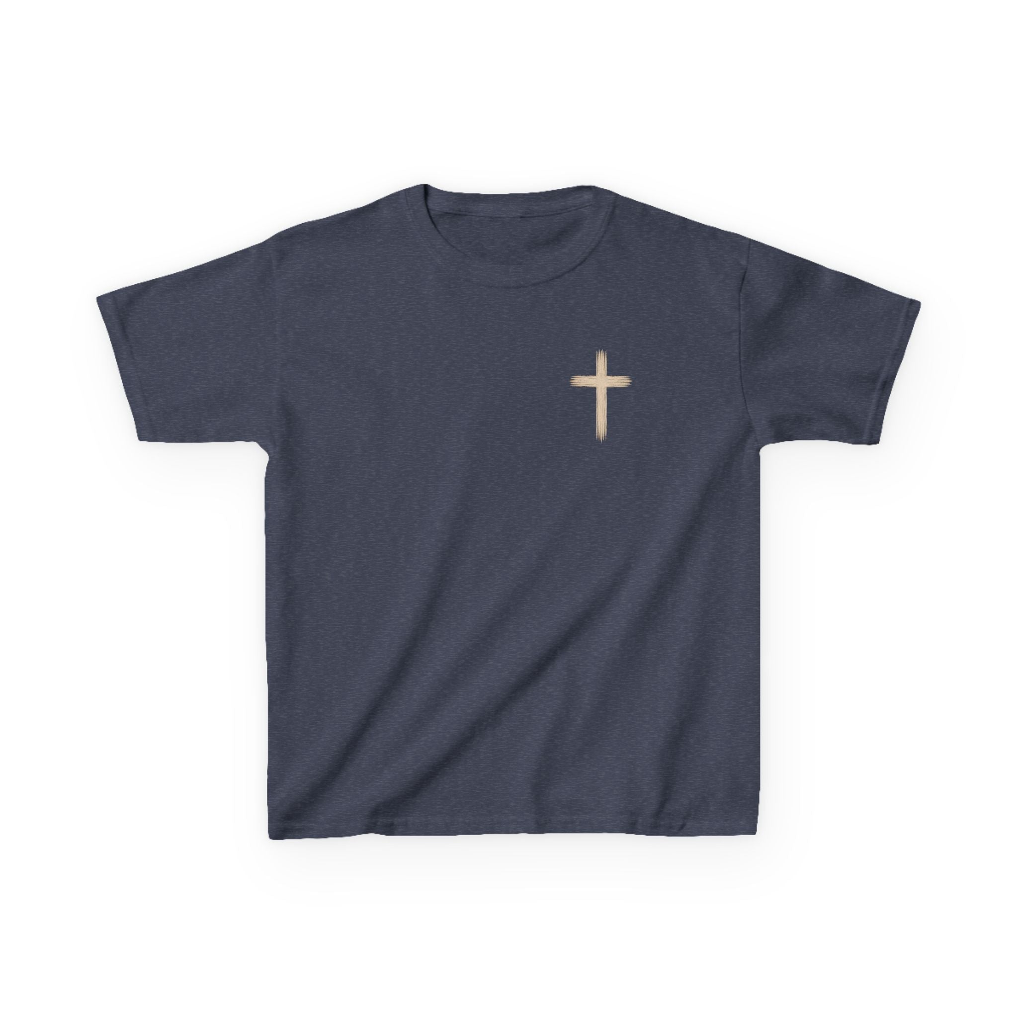 Kids T-Shirt — John 3:16 Cross Design Christian Youth Tee