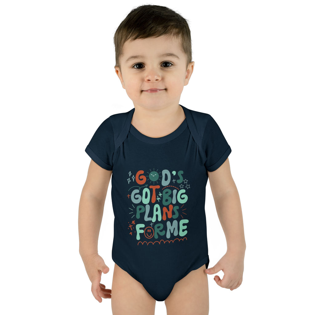 Boys God’s Got Big Plans For Me Infant Bodysuit