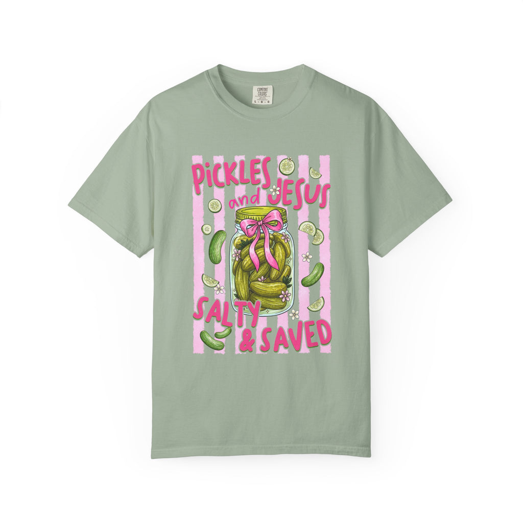 Pickles and Jesus 'Salty & Saved' T-Shirt