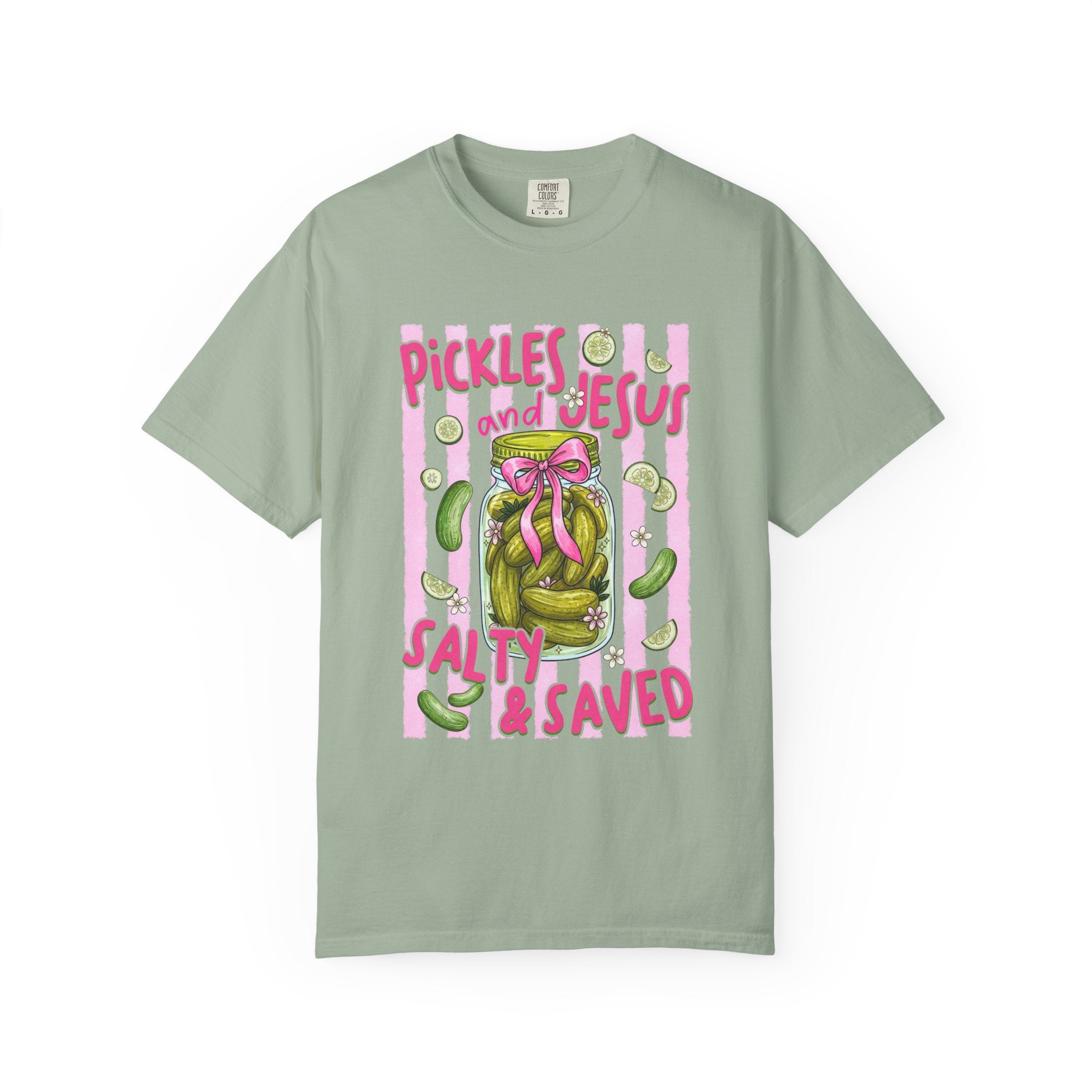 Pickles and Jesus 'Salty & Saved' T-Shirt