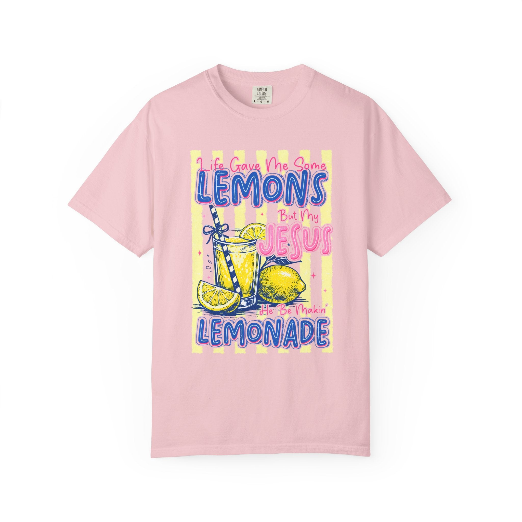 Lemons Into Lemonade Christian T‑Shirt — "When Life Gives You Lemons, Trust Jesus"