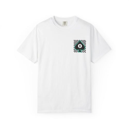 8-Ball Spade Checkerboard T-Shirt