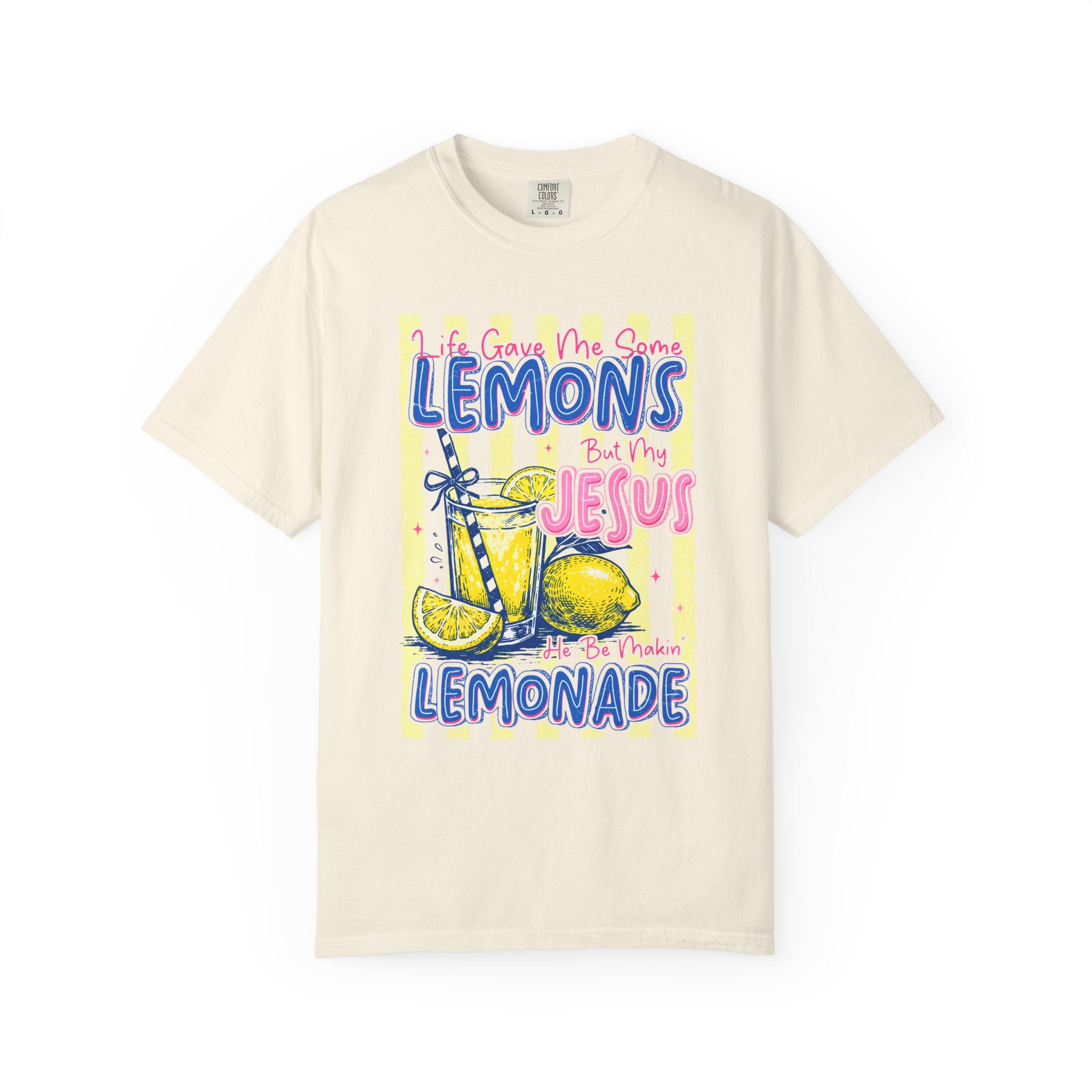Lemons Into Lemonade Christian T‑Shirt — "When Life Gives You Lemons, Trust Jesus"