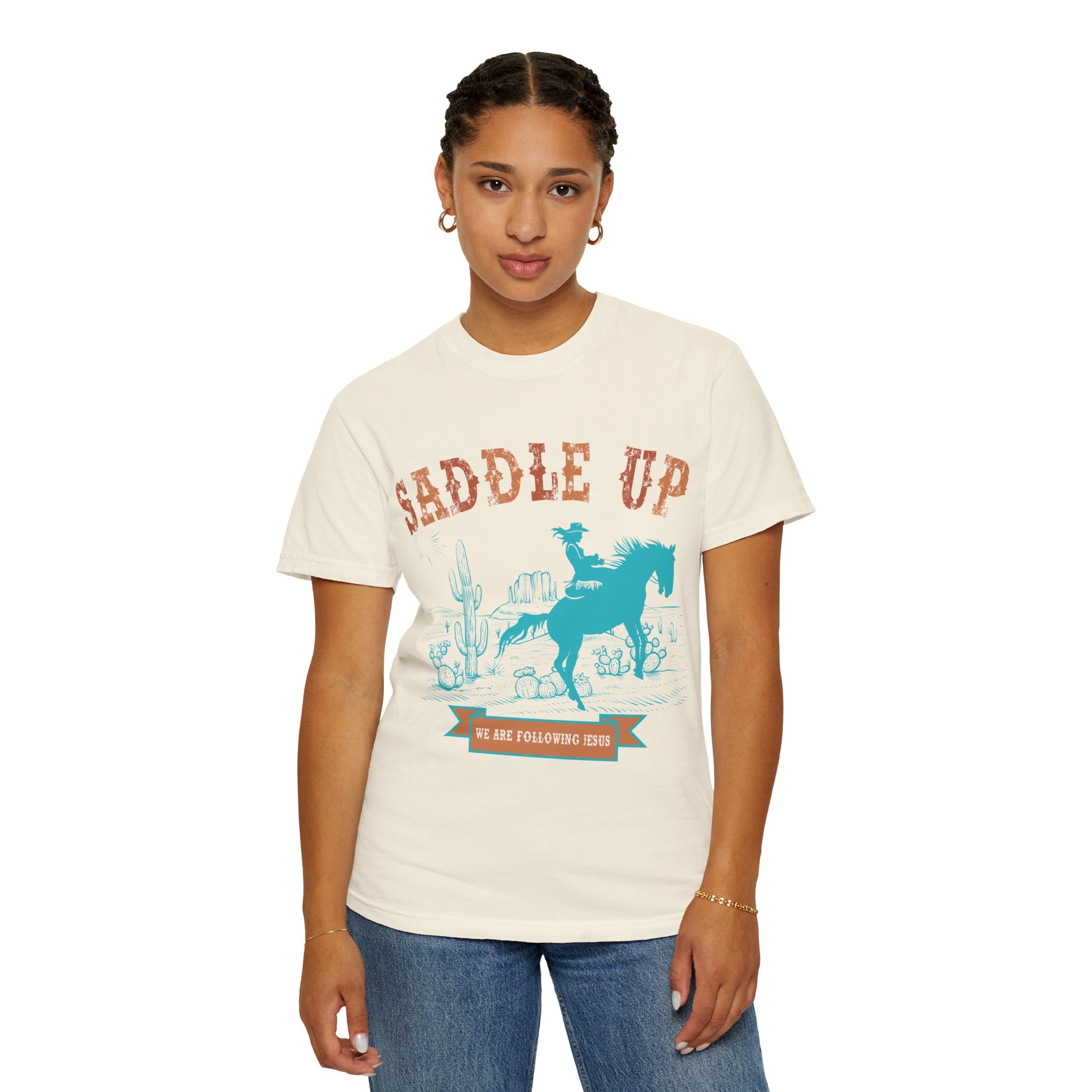 Saddle Up Cowboy Graphic T-Shirt — 'Saddle Up' Western Rodeo Tee