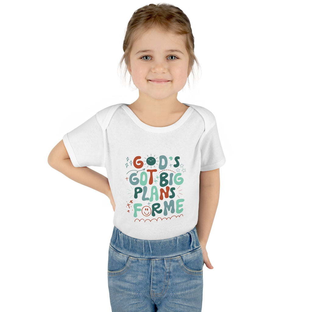Boys God’s Got Big Plans For Me Infant Bodysuit