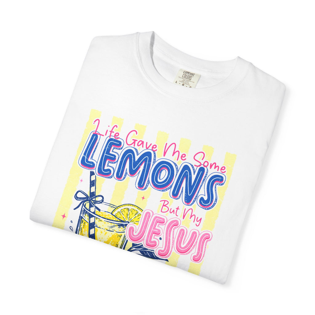 Lemons Into Lemonade Christian T‑Shirt — "When Life Gives You Lemons, Trust Jesus"