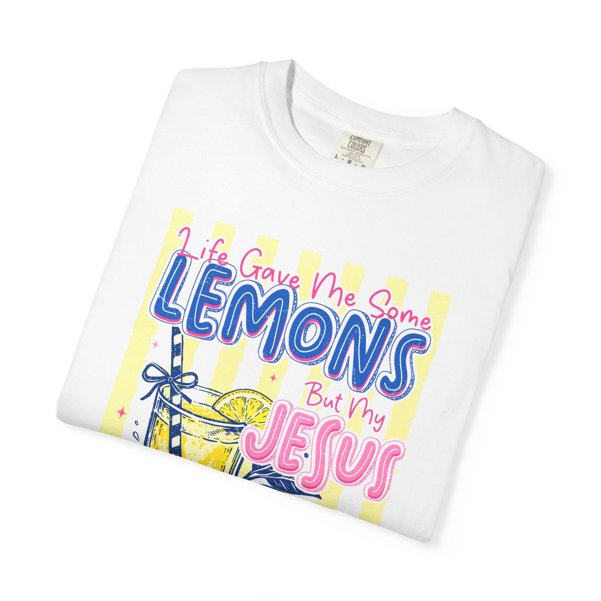 Lemons Into Lemonade Christian T‑Shirt — "When Life Gives You Lemons, Trust Jesus"
