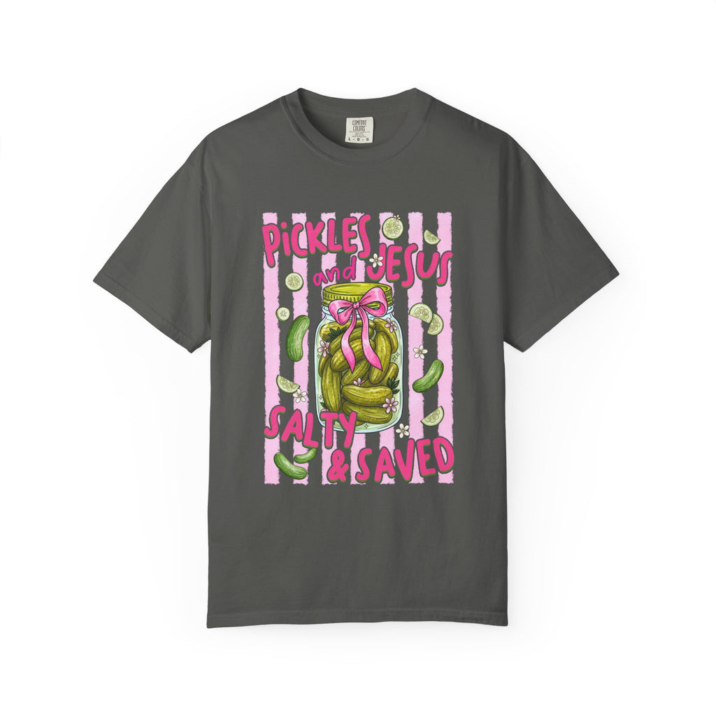 Pickles and Jesus 'Salty & Saved' T-Shirt