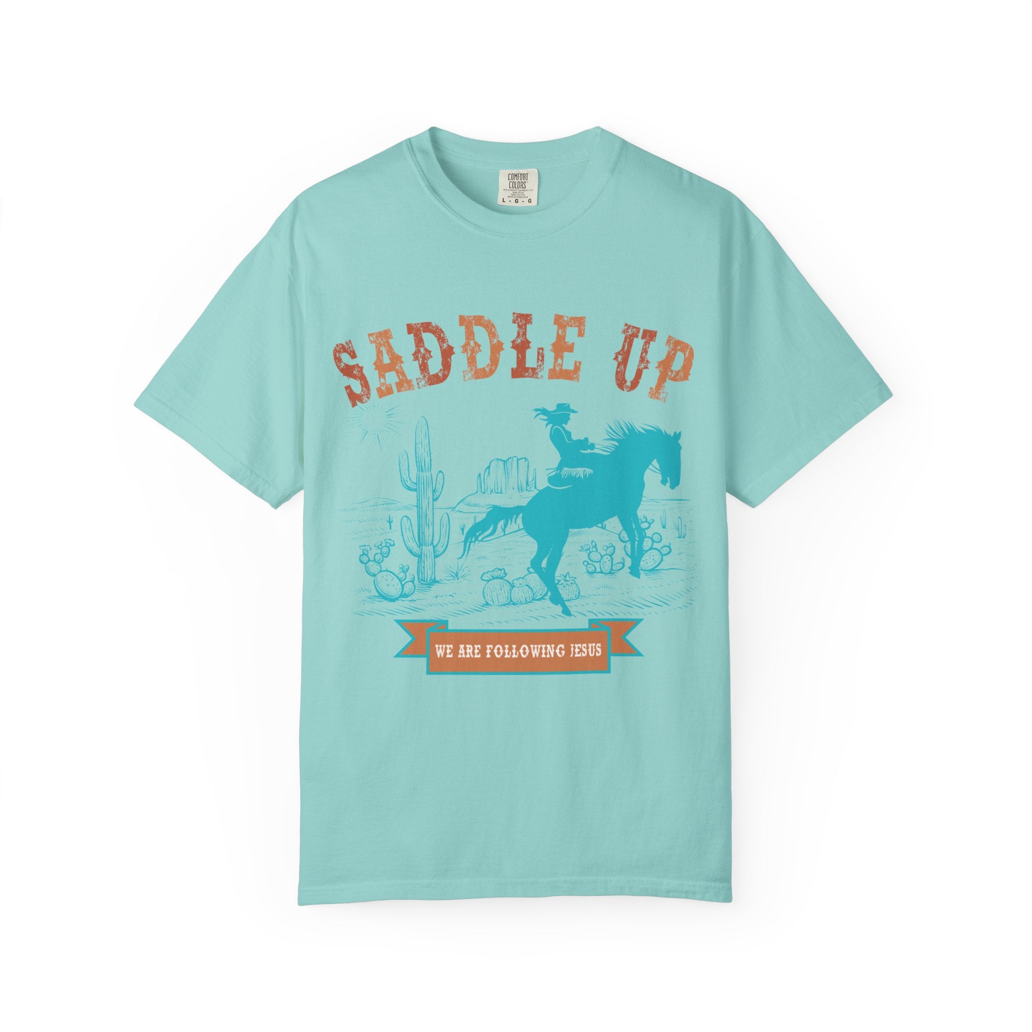 Saddle Up Cowboy Graphic T-Shirt — 'Saddle Up' Western Rodeo Tee
