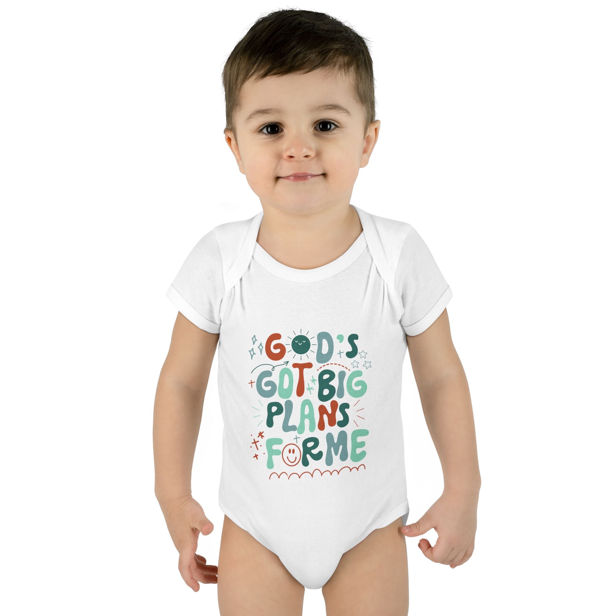 Boys God’s Got Big Plans For Me Infant Bodysuit