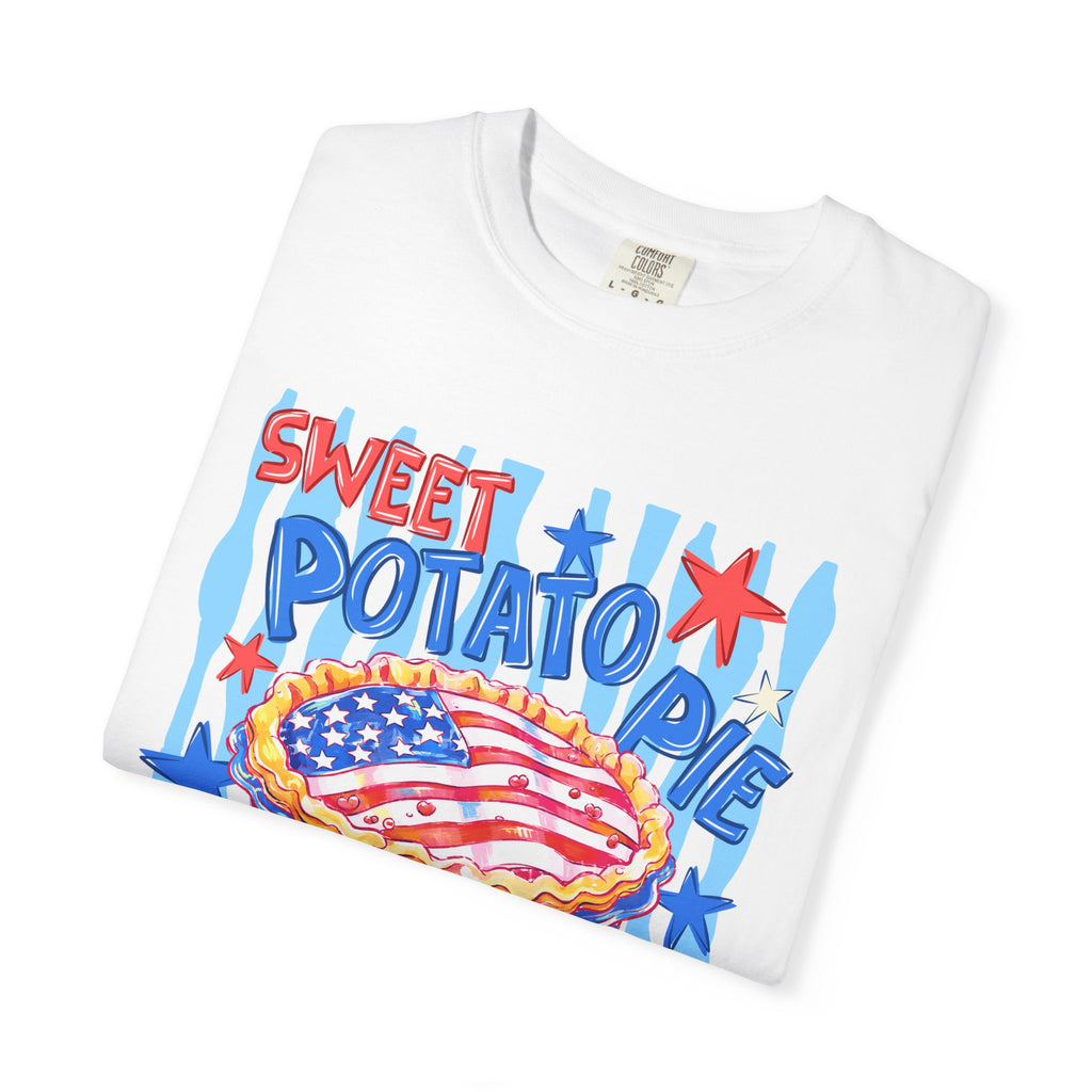 "Sweet Potato Pie & I Shut My Mouth" Patriotic  Tee