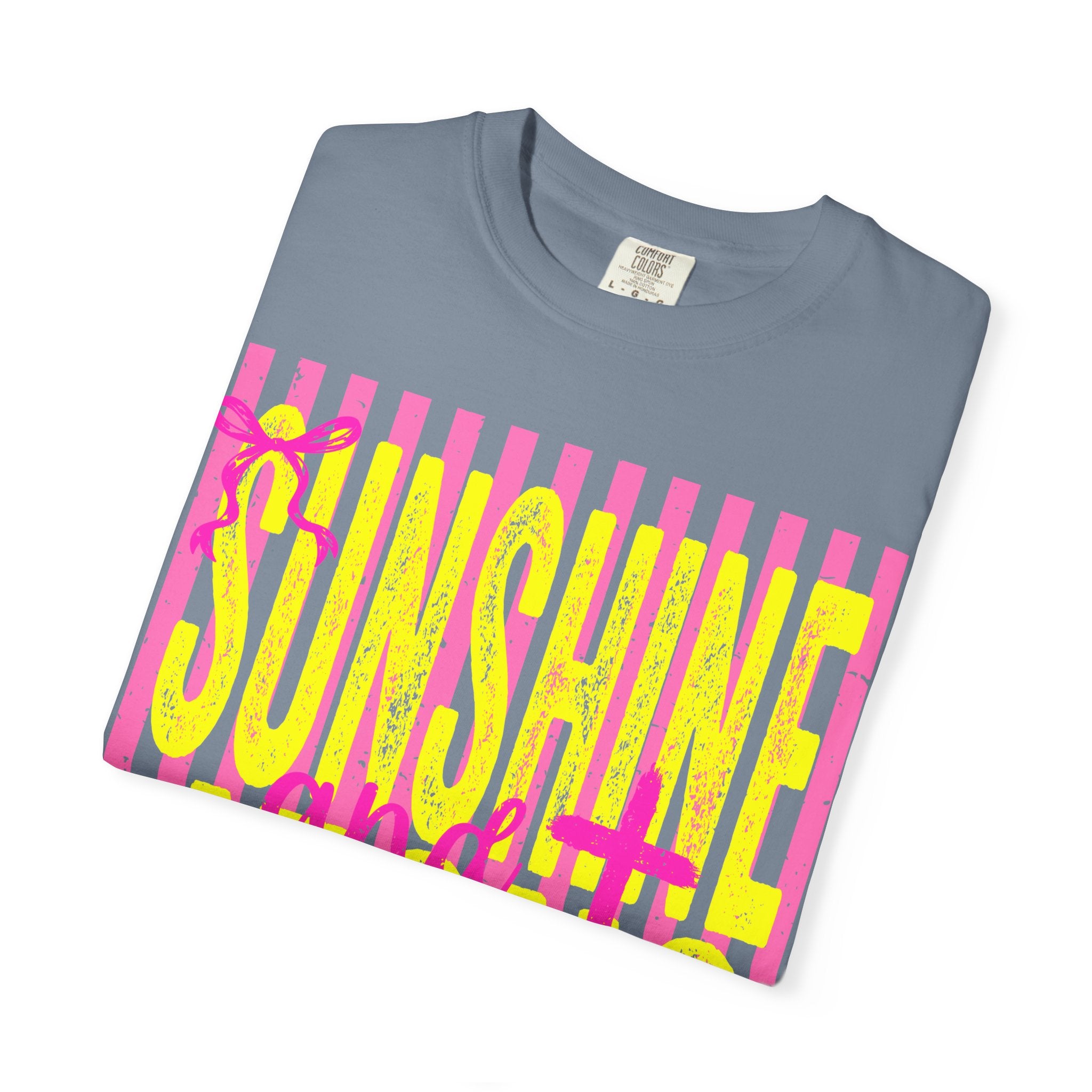 Sunshine and Jesus Graphic T-Shirt — Bright Faith Tee for Women & Men