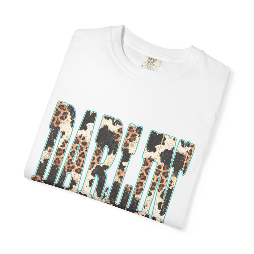 Darlin' Leopard Print T-Shirt — Women's Southern Cowgirl Graphic Tee