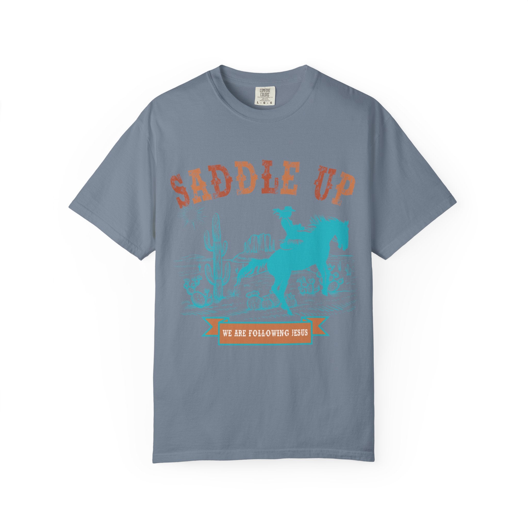 Saddle Up Cowboy Graphic T-Shirt — 'Saddle Up' Western Rodeo Tee