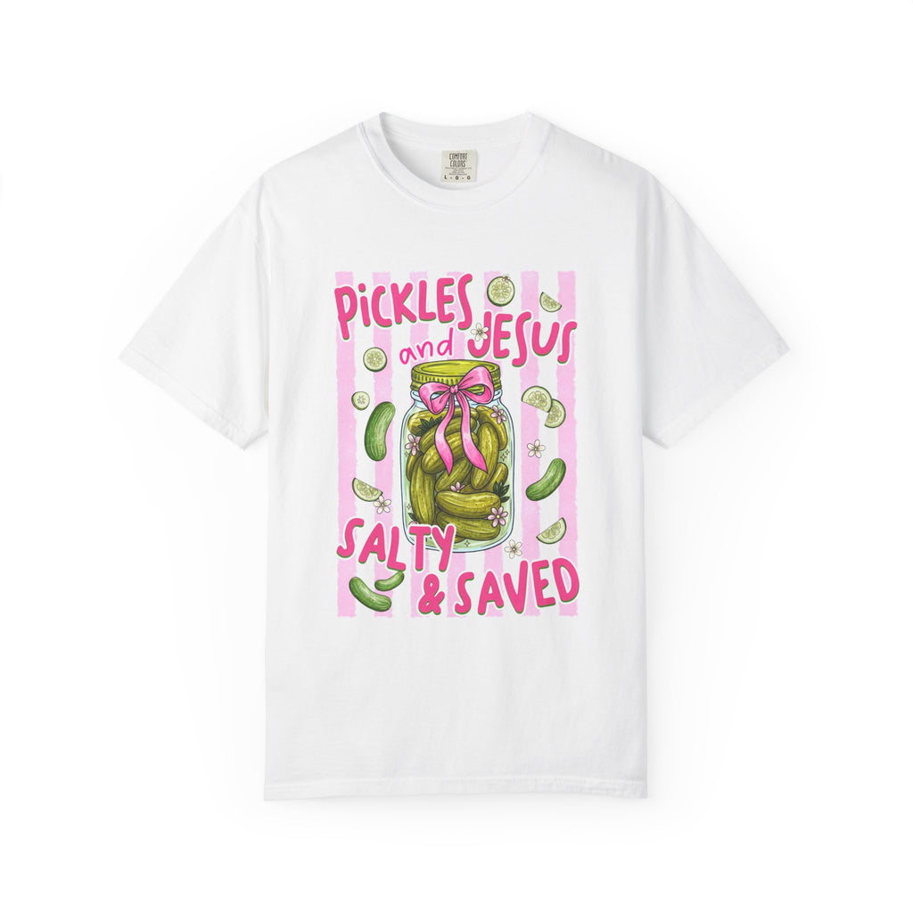 Pickles and Jesus 'Salty & Saved' T-Shirt