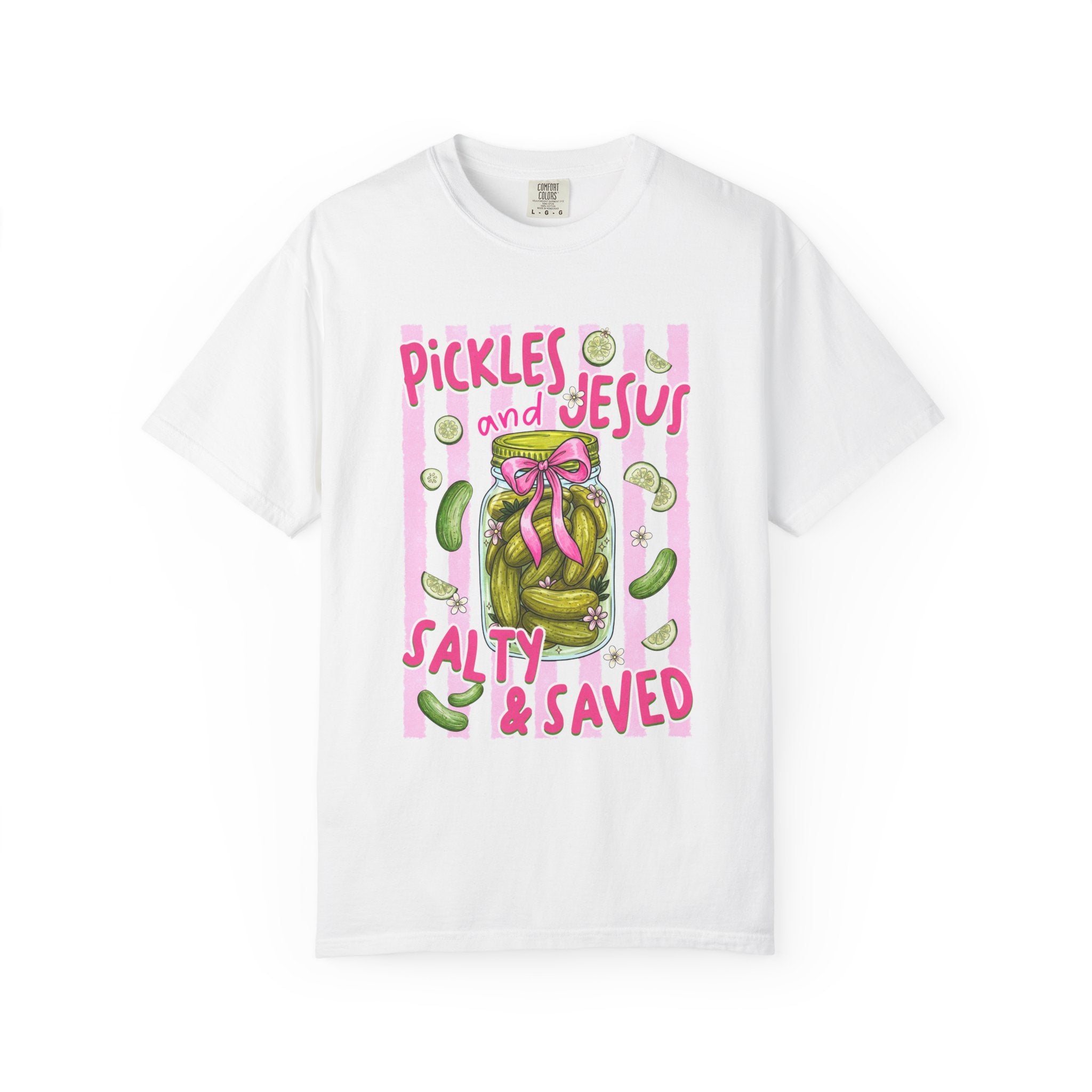 Pickles and Jesus 'Salty & Saved' T-Shirt