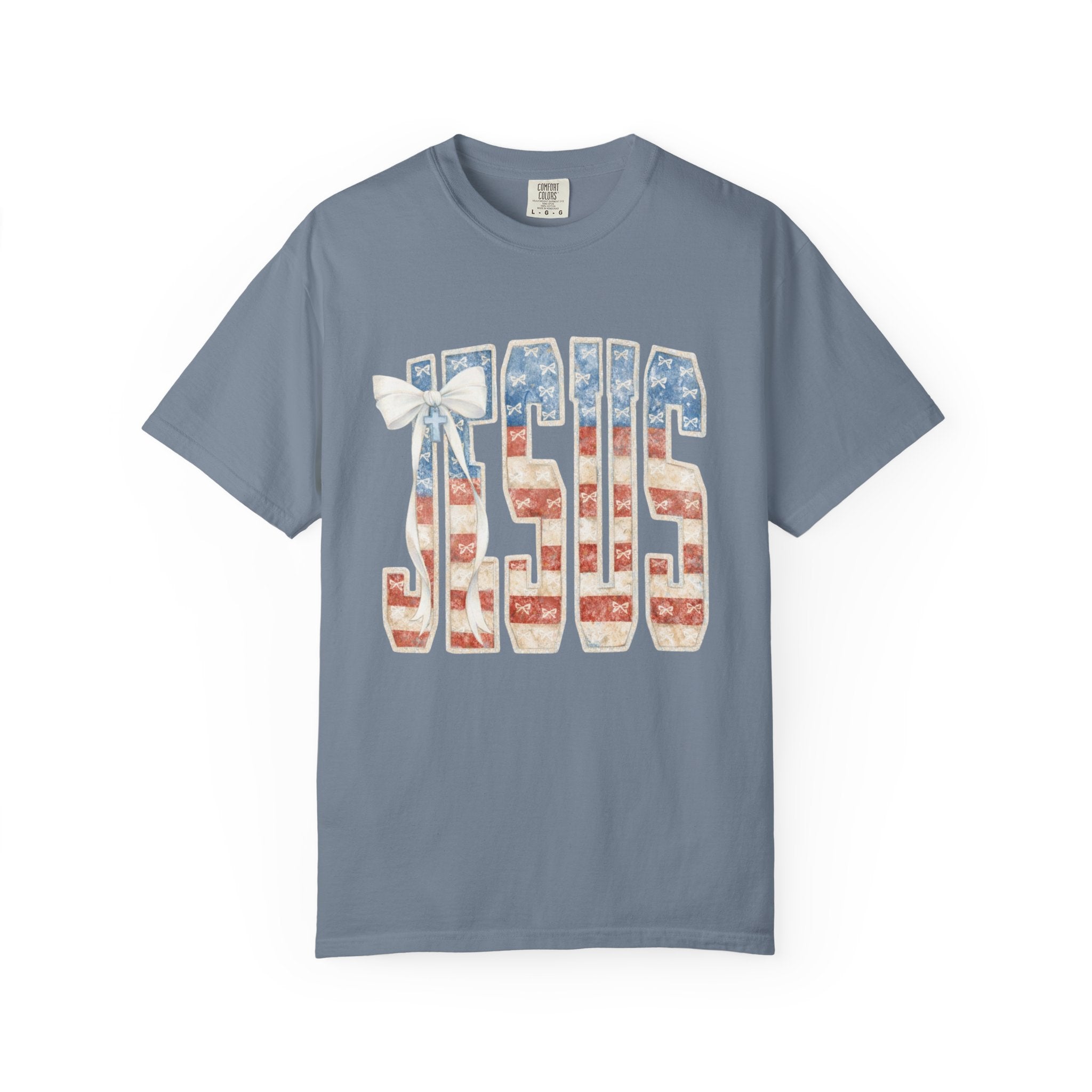 Jesus American Flag T-Shirt — Patriotic Christian Tee