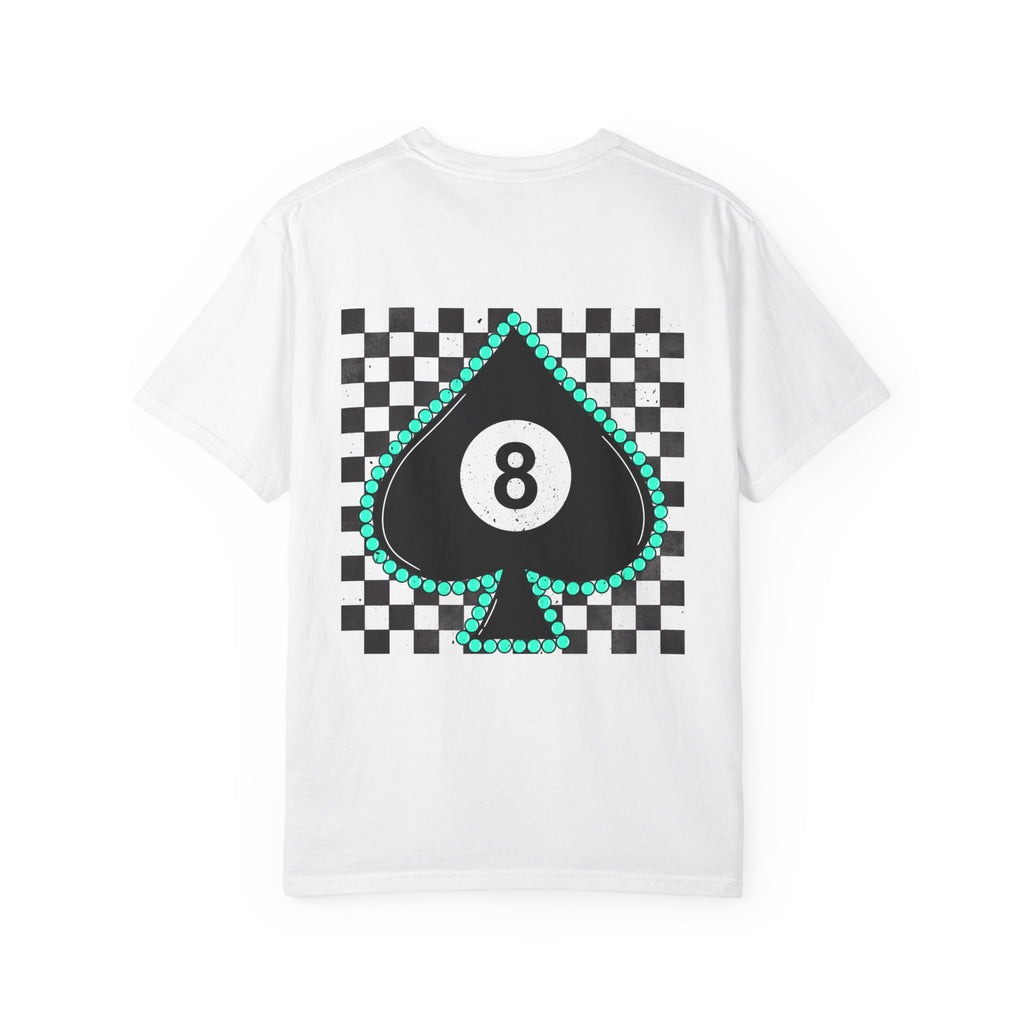 8-Ball Spade Checkerboard T-Shirt