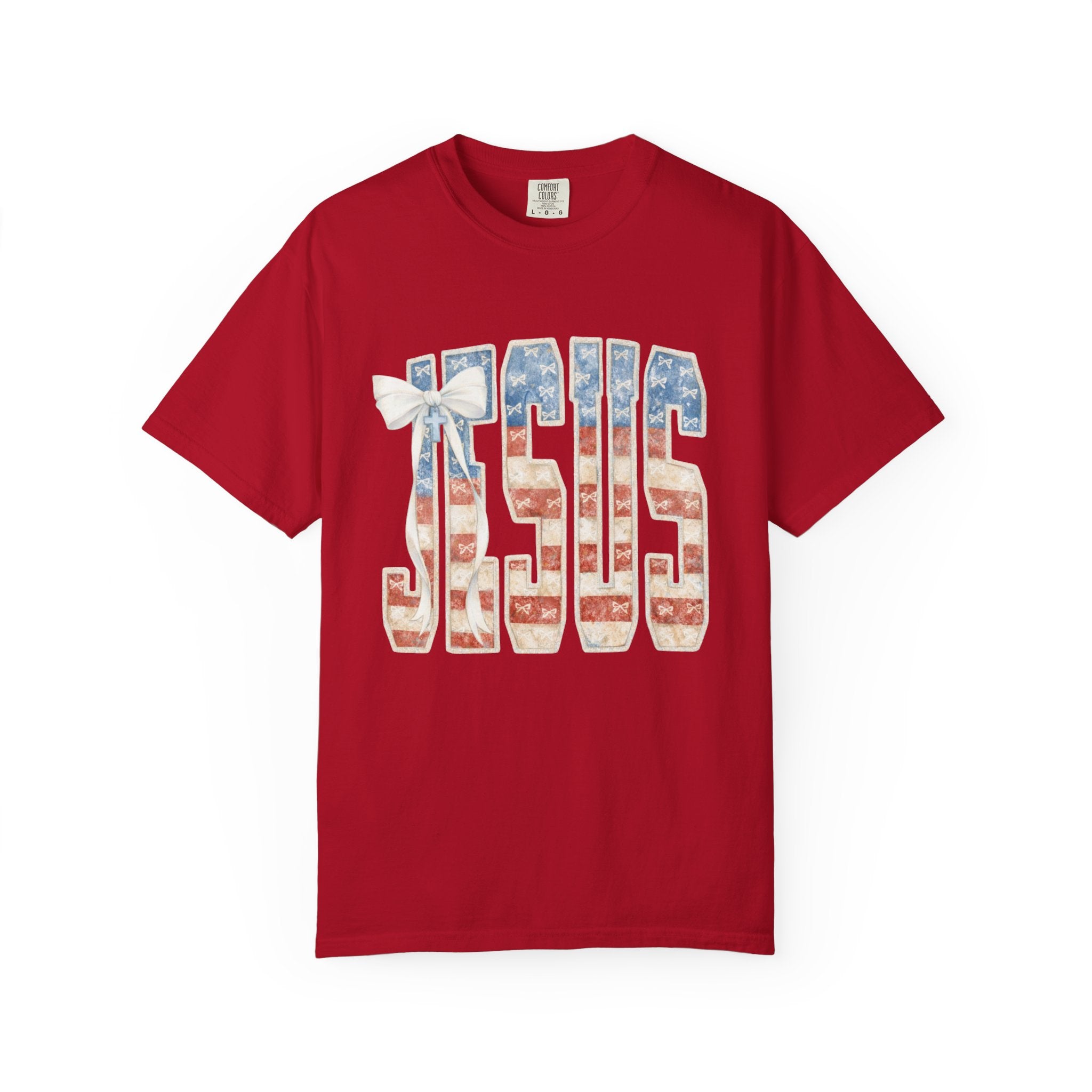 Jesus American Flag T-Shirt — Patriotic Christian Tee
