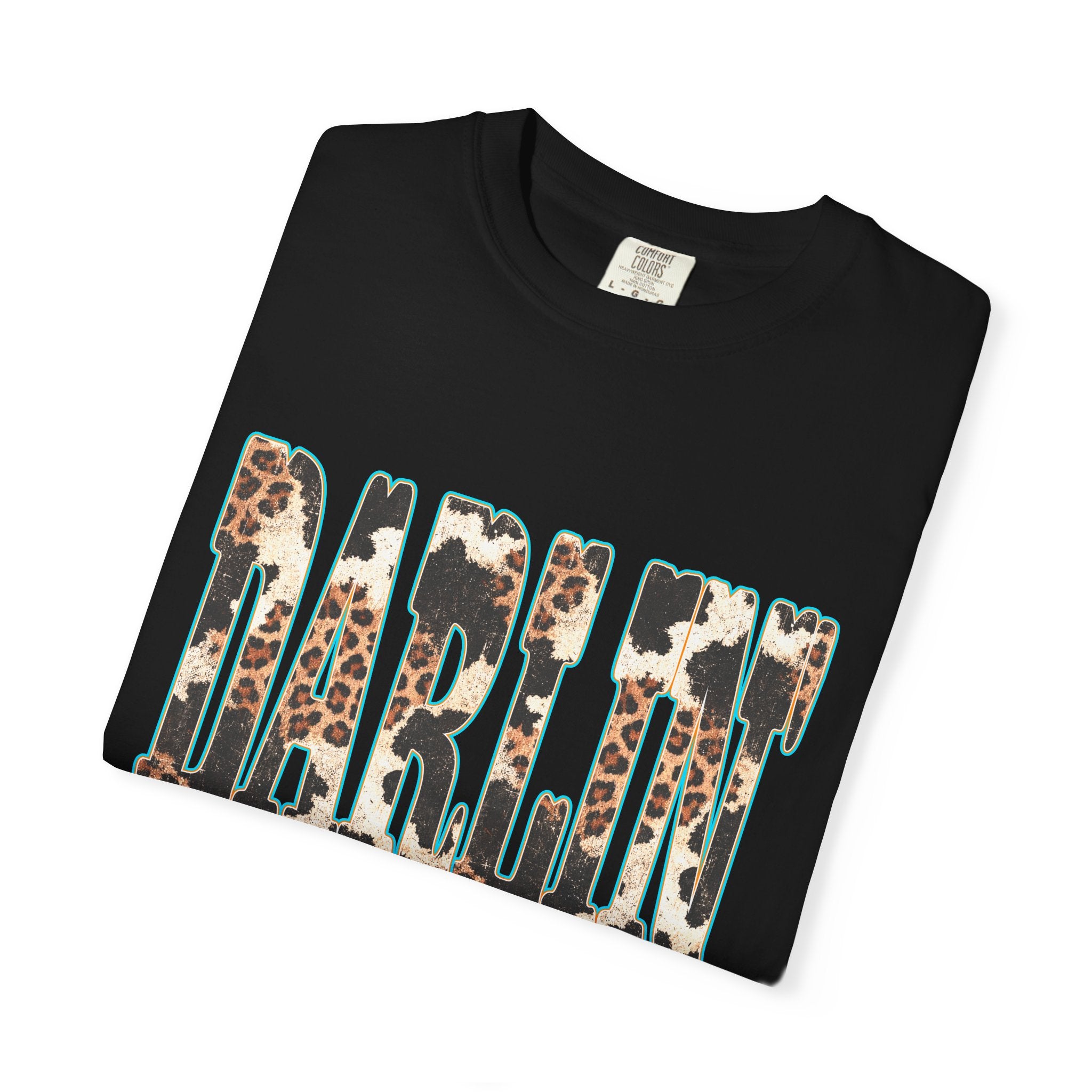 Darlin' Leopard Print T-Shirt — Women's Southern Cowgirl Graphic Tee