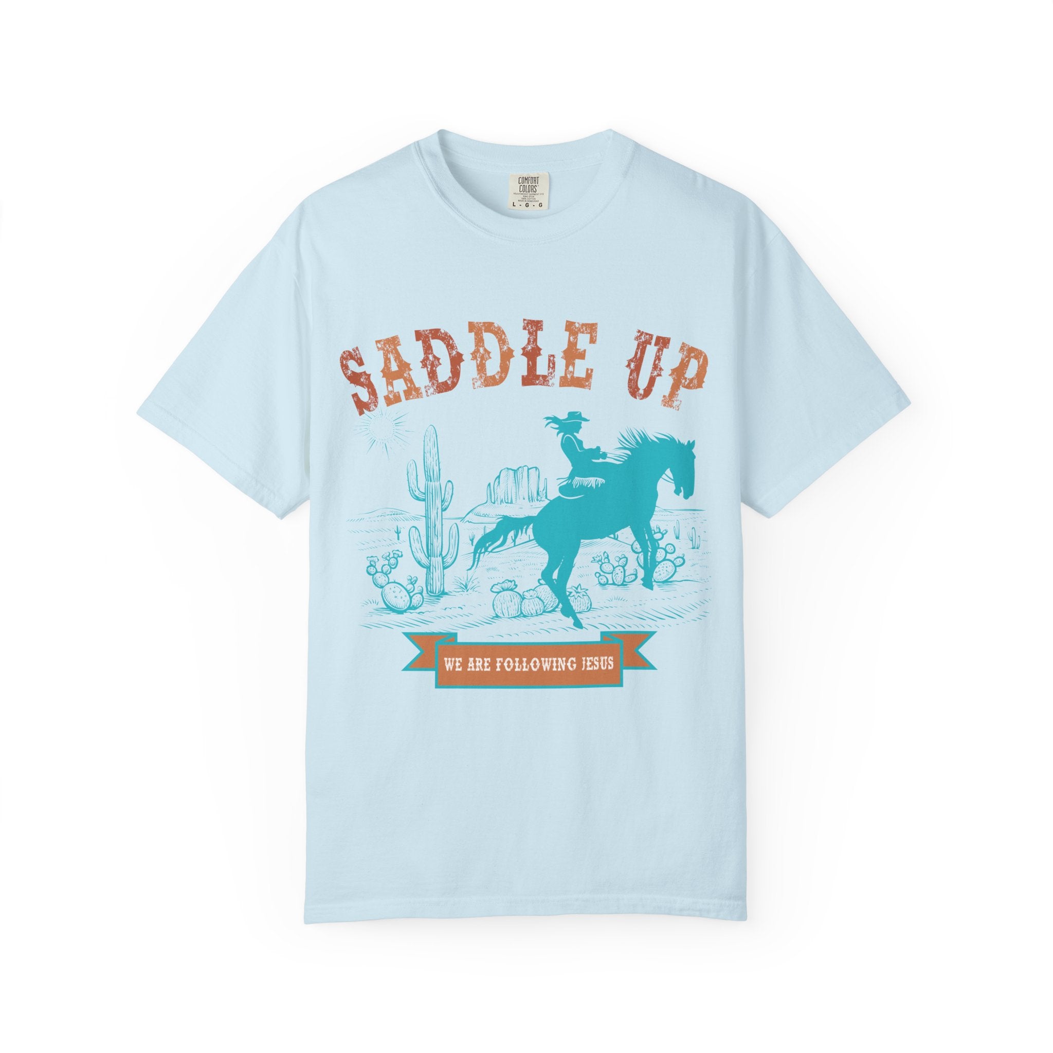 Saddle Up Cowboy Graphic T-Shirt — 'Saddle Up' Western Rodeo Tee