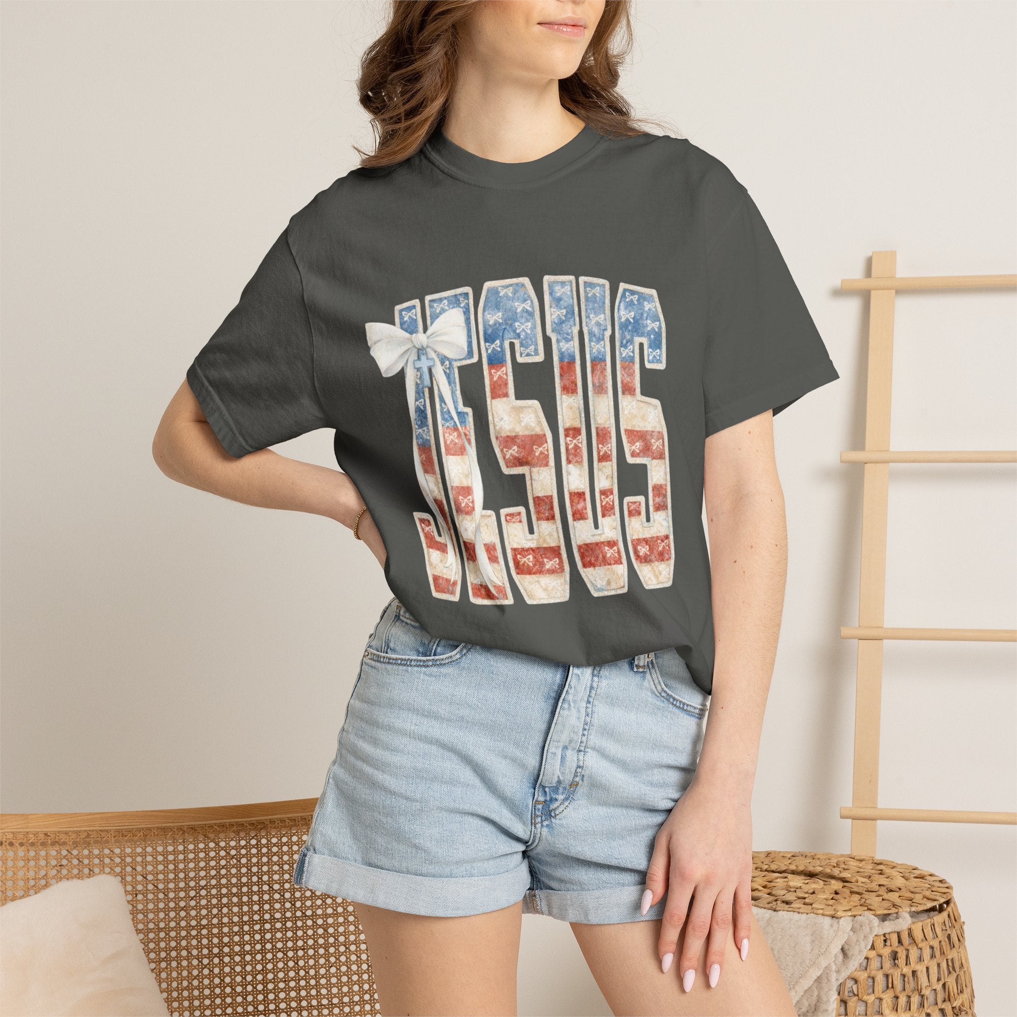 Jesus American Flag T-Shirt — Patriotic Christian Tee