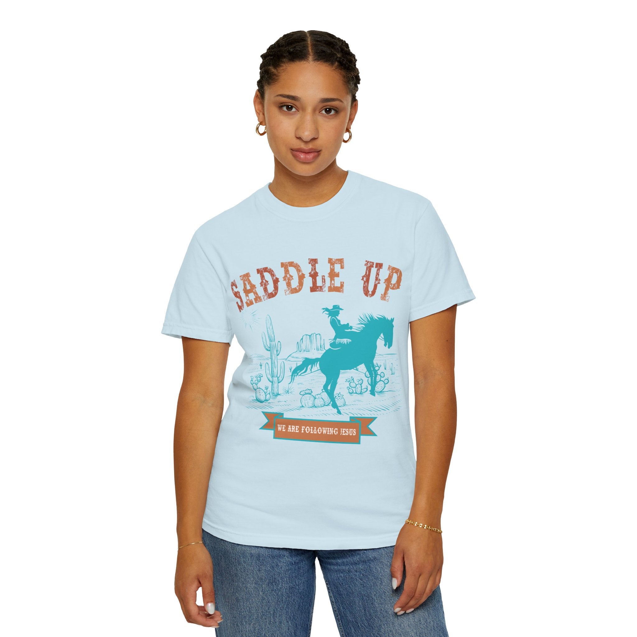 Saddle Up Cowboy Graphic T-Shirt — 'Saddle Up' Western Rodeo Tee