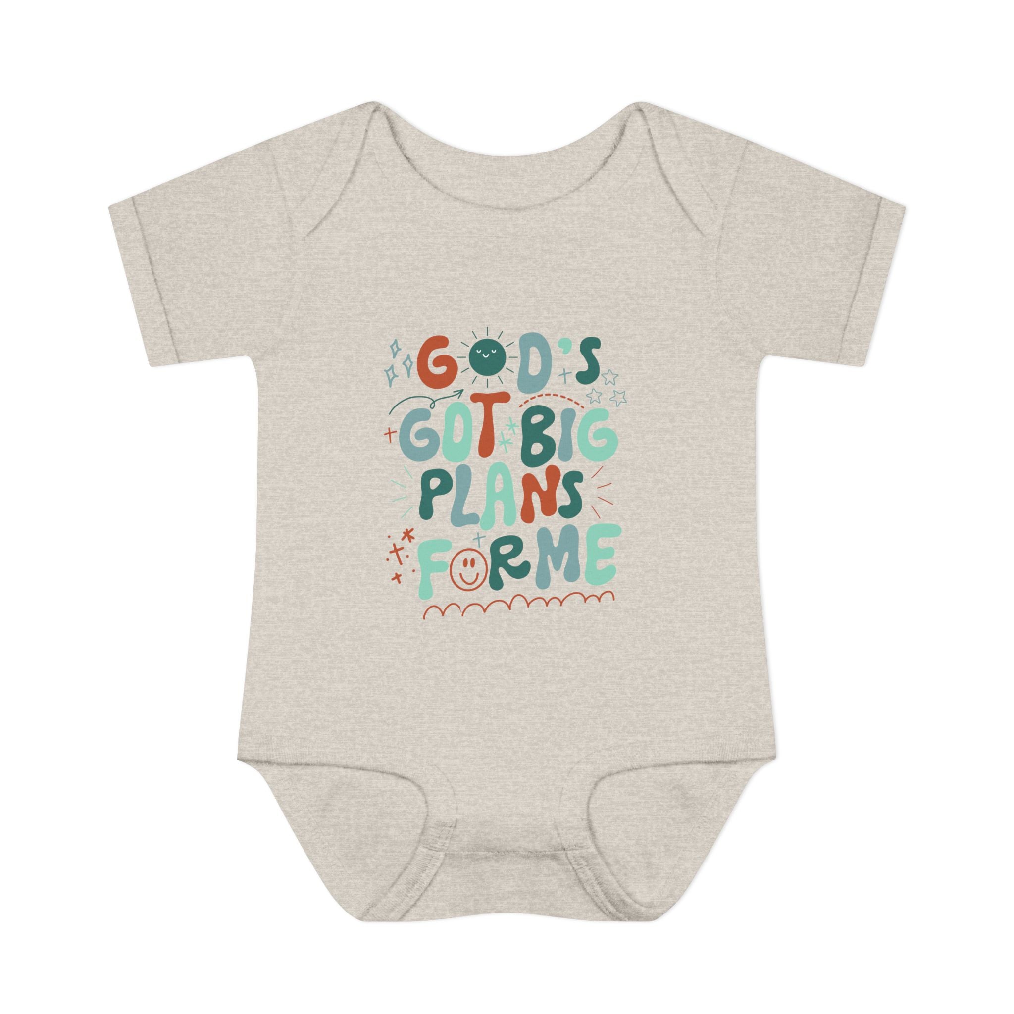 Boys God’s Got Big Plans For Me Infant Bodysuit