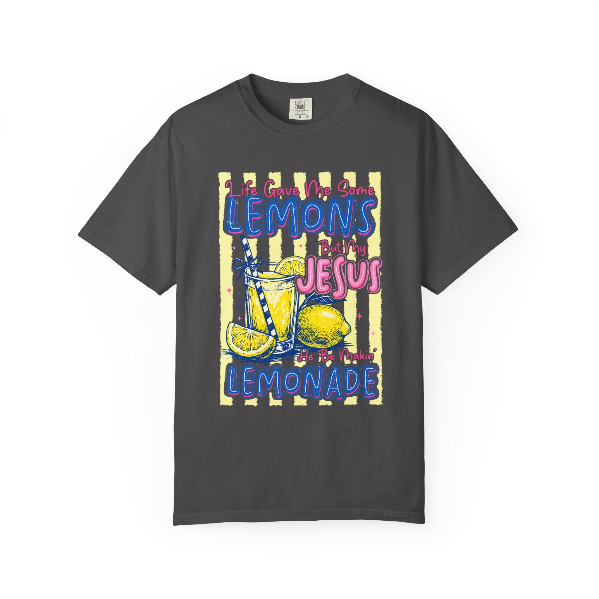 Lemons Into Lemonade Christian T‑Shirt — "When Life Gives You Lemons, Trust Jesus"