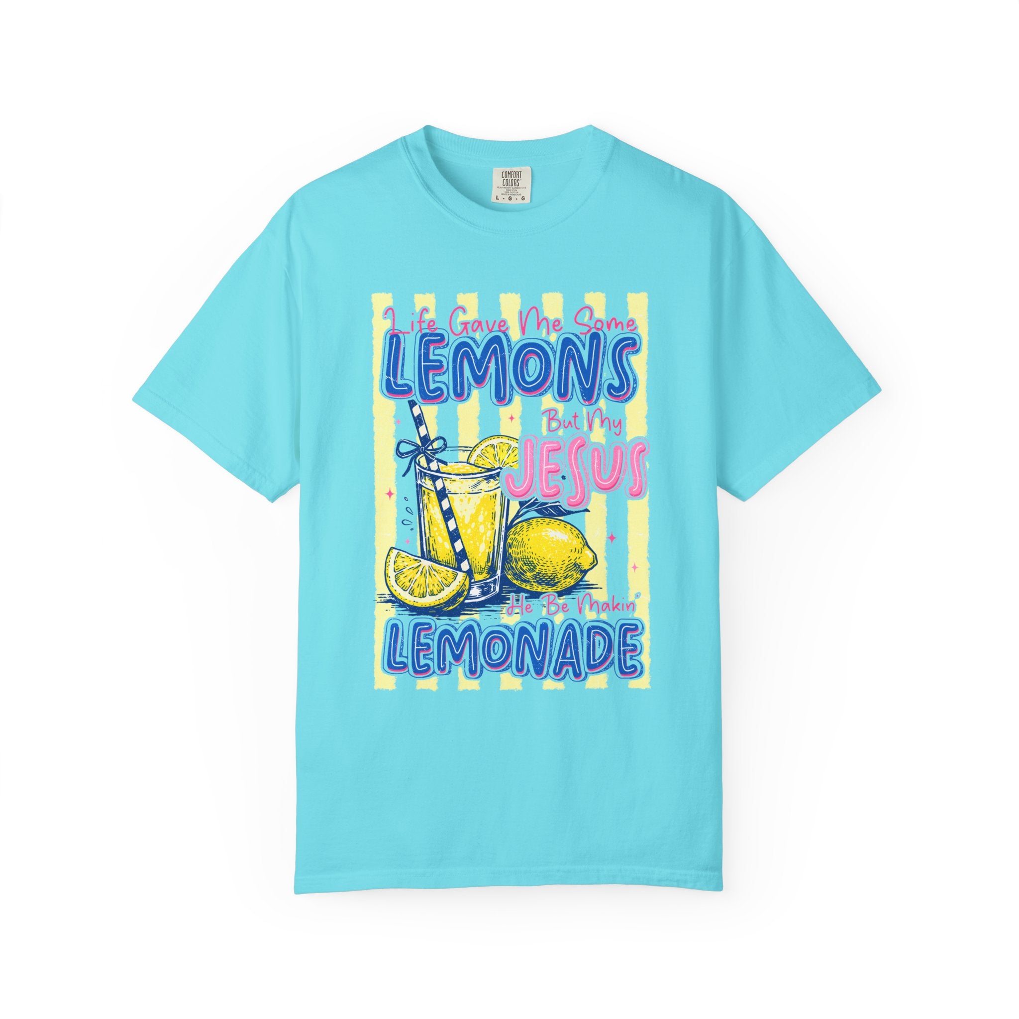 Lemons Into Lemonade Christian T‑Shirt — "When Life Gives You Lemons, Trust Jesus"