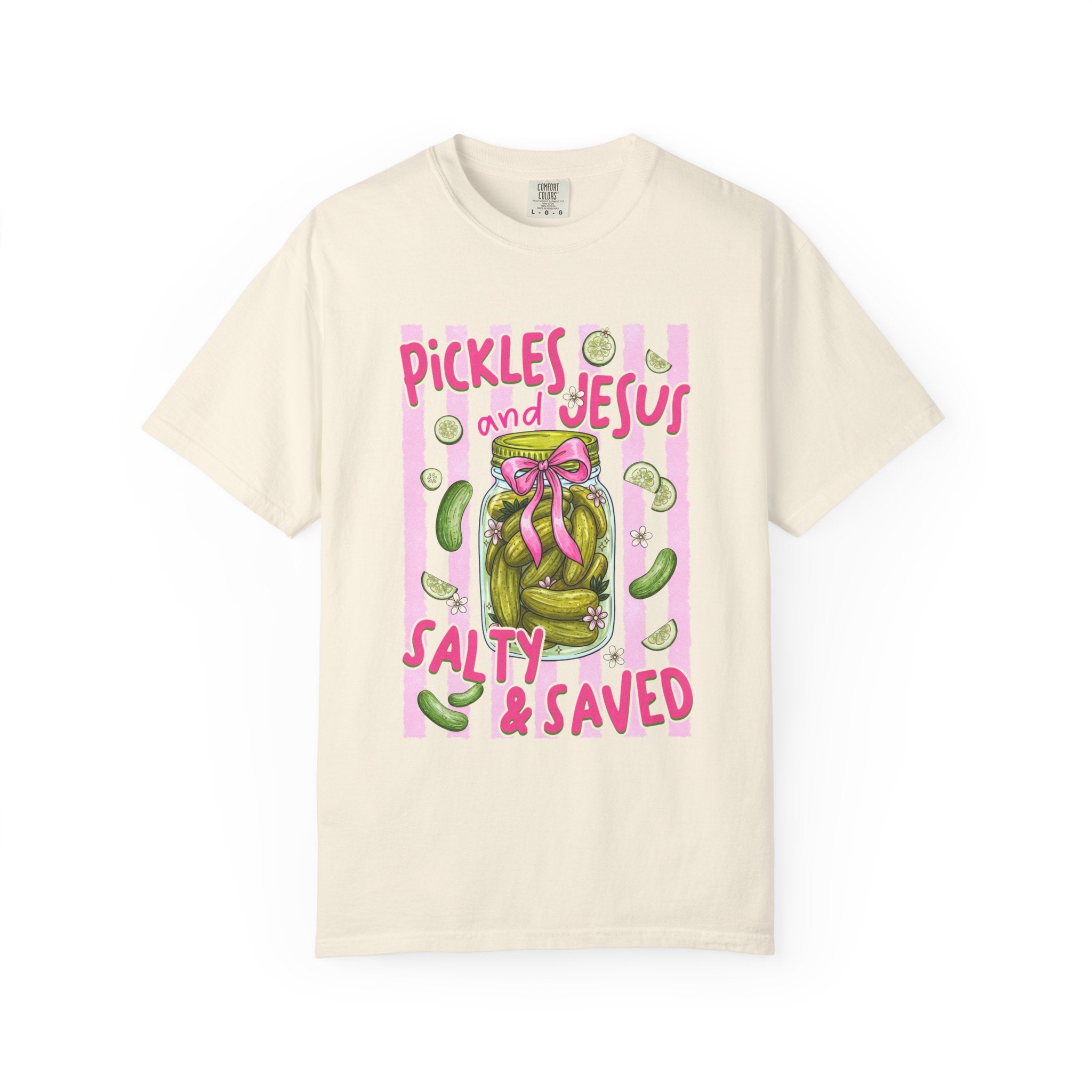 Pickles and Jesus 'Salty & Saved' T-Shirt