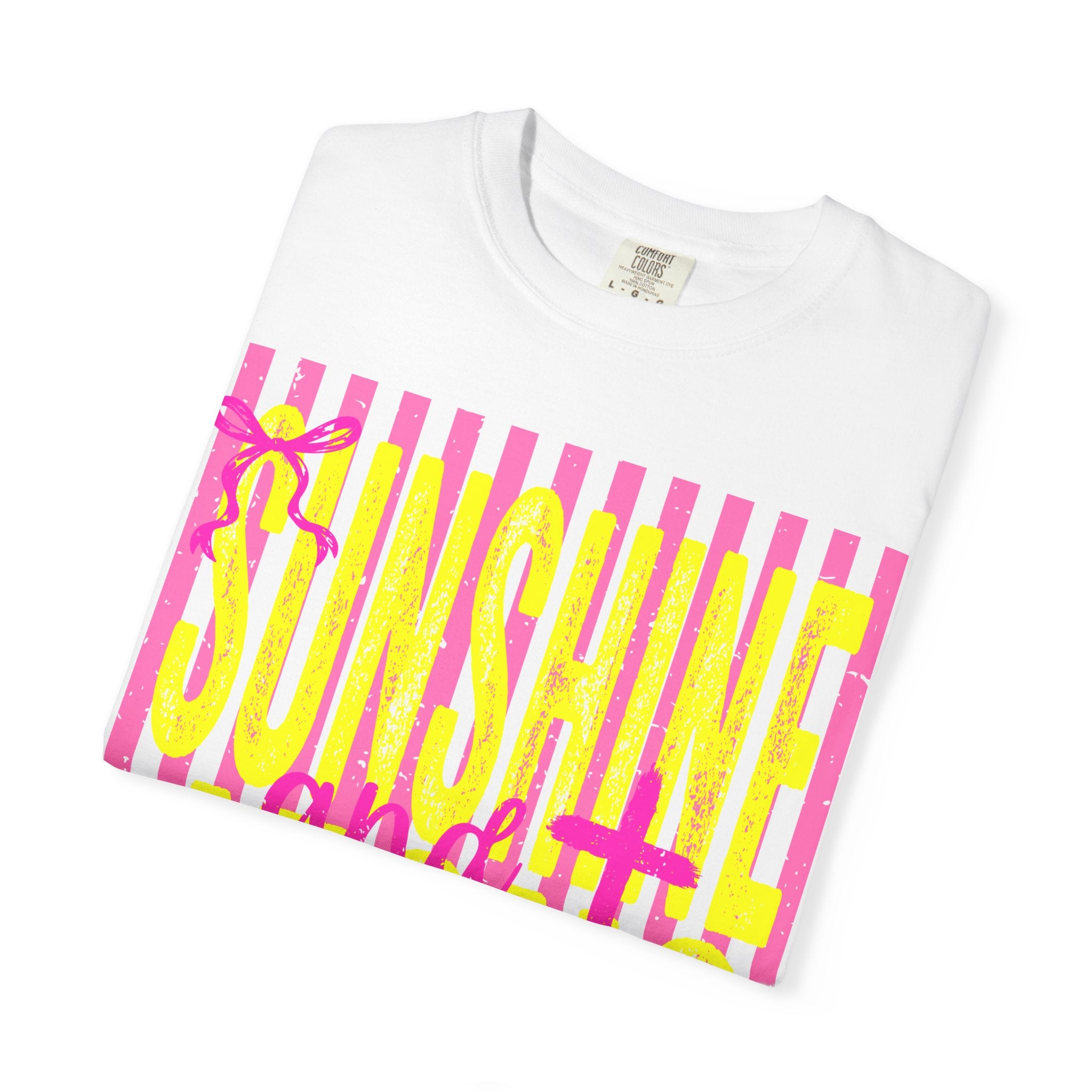 Sunshine and Jesus Graphic T-Shirt — Bright Faith Tee for Women & Men