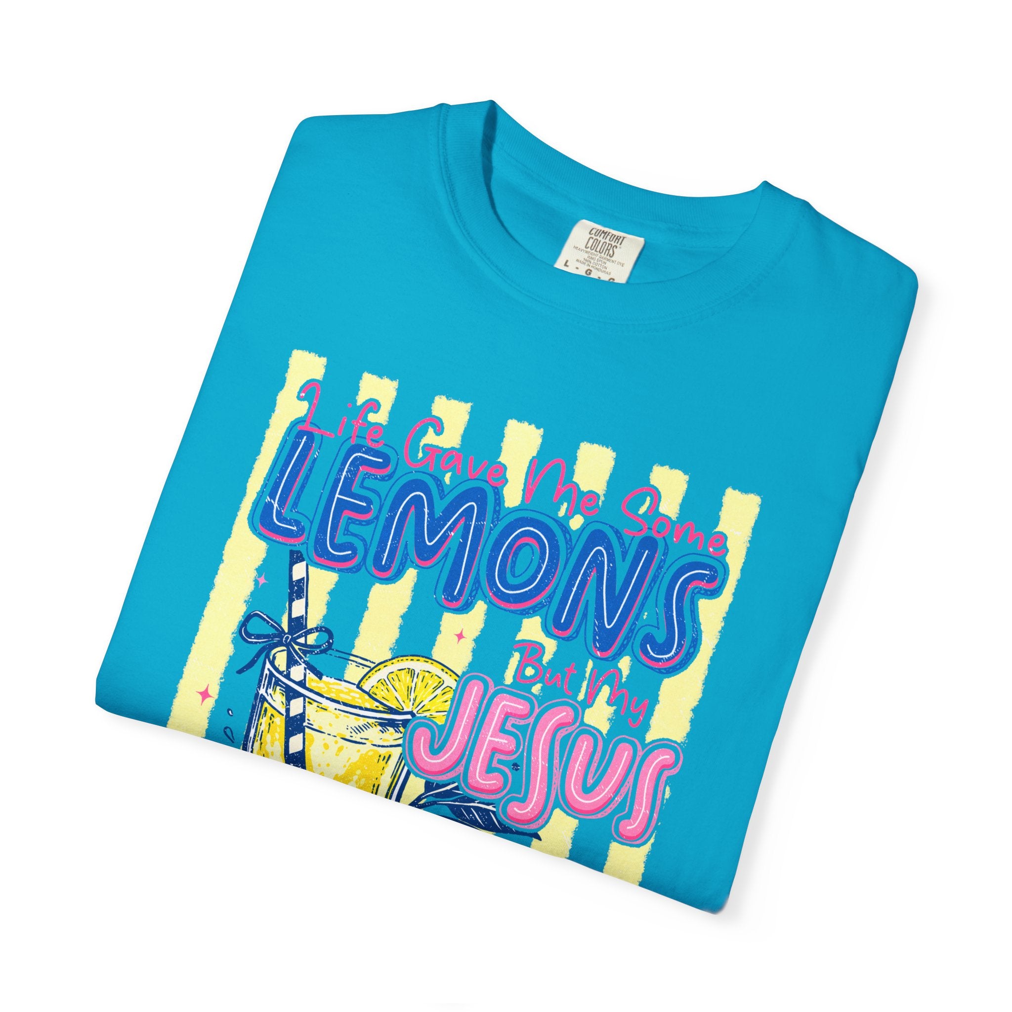 Lemons Into Lemonade Christian T‑Shirt — "When Life Gives You Lemons, Trust Jesus"